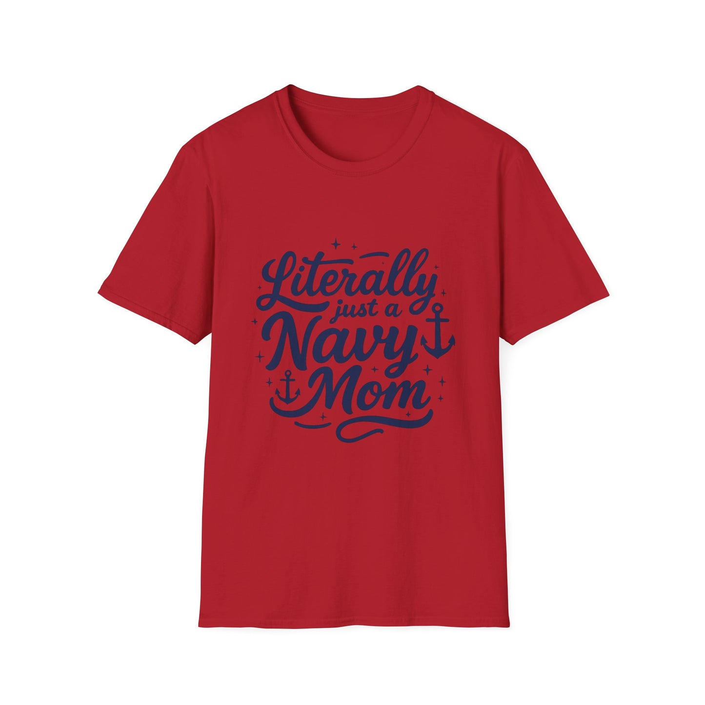 Navy Mom T-Shirt, Nautical Gift for Mothers, Celebrating Navy Family, Comfortable Casual Wear, Support Our Troops