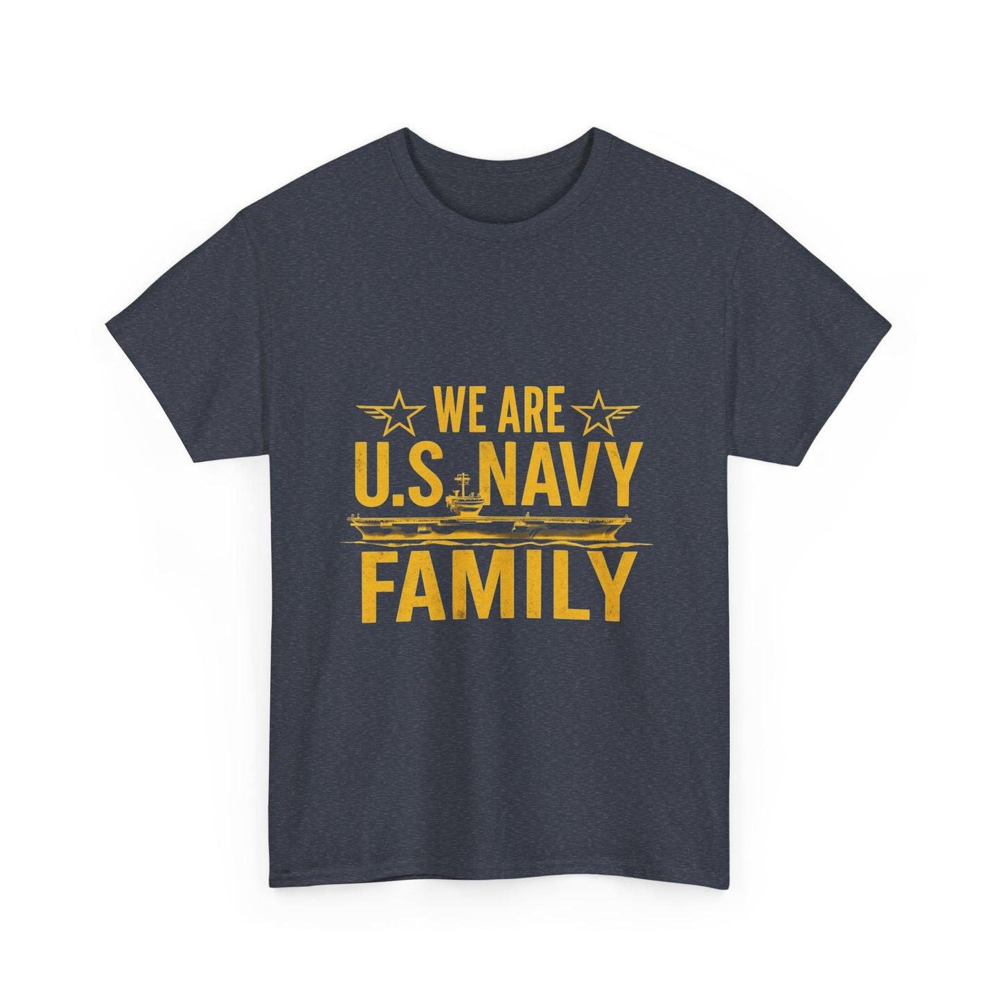 U.S. Navy Family Tee, Unisex Cotton Shirt, Military Pride Apparel, Family Support Gift, Veteran's Day Shirt, Patriotic T-Shirt