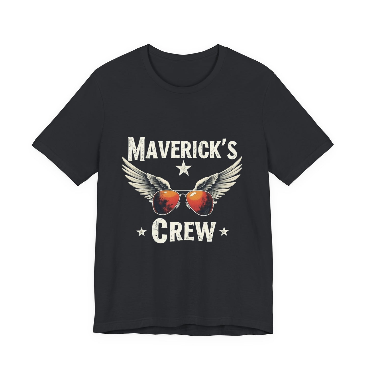 Maverick's Crew Short Sleeve Tee, Unisex T-Shirt, Cool Crew Shirt, Summer Wardrobe Essential, Gift for Friends