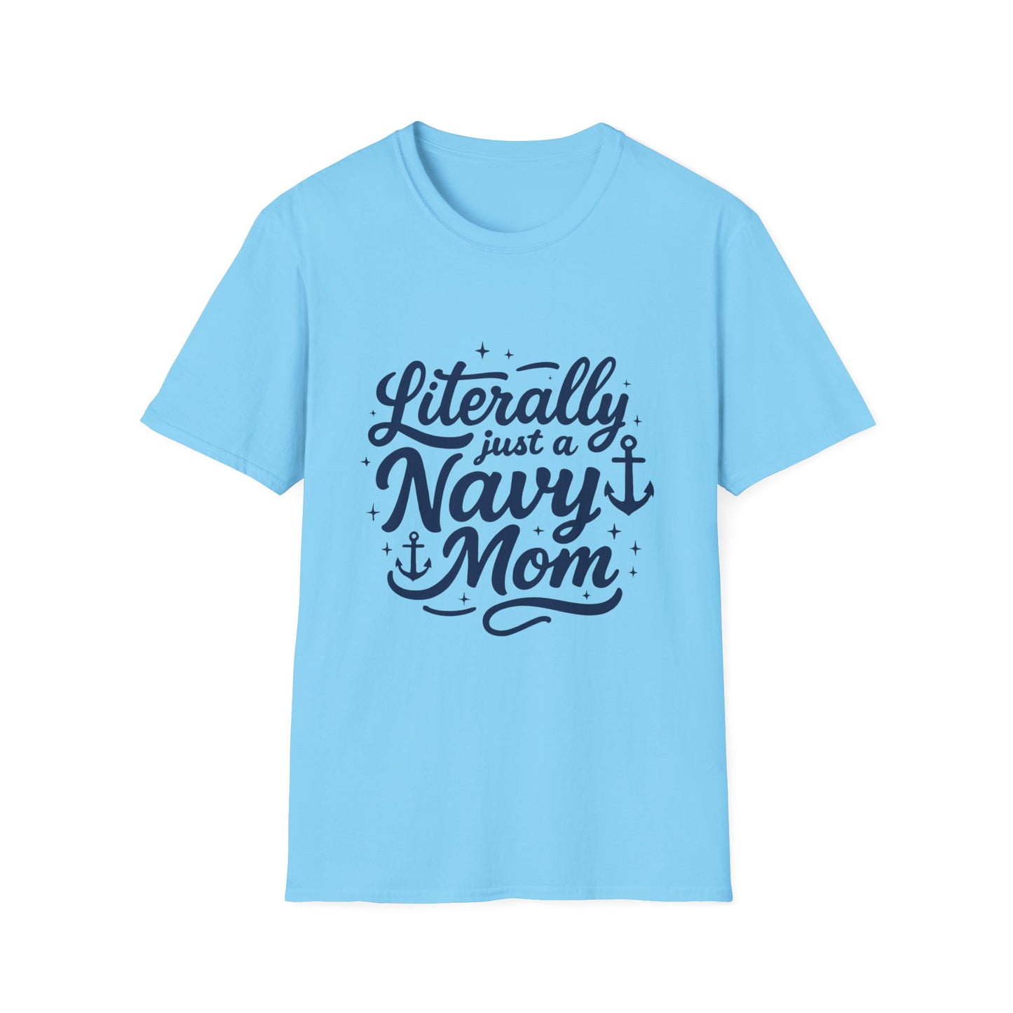 Navy Mom T-Shirt, Nautical Gift for Mothers, Celebrating Navy Family, Comfortable Casual Wear, Support Our Troops