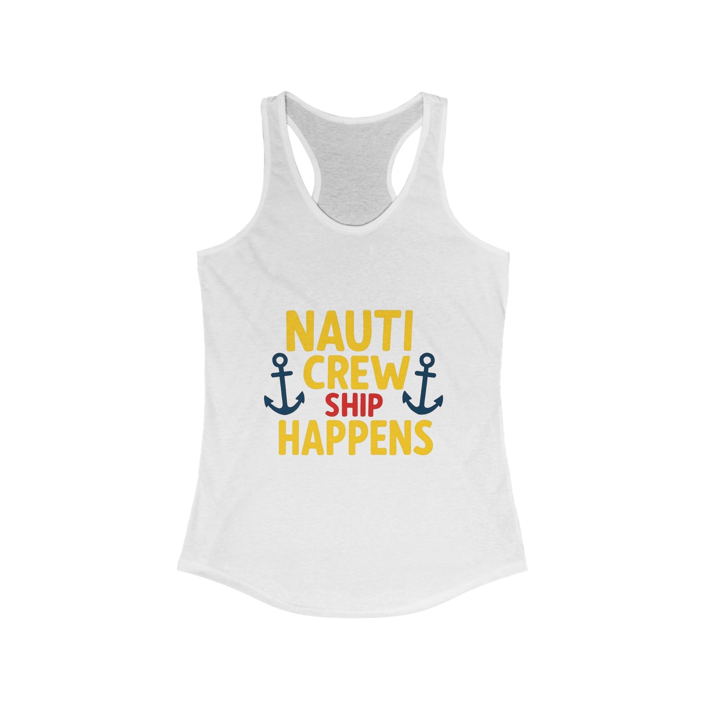 Nautical Humor Racerback Tank, Nautical Crew Tank, Summer Top, Beach Wear, Gift for Boaters