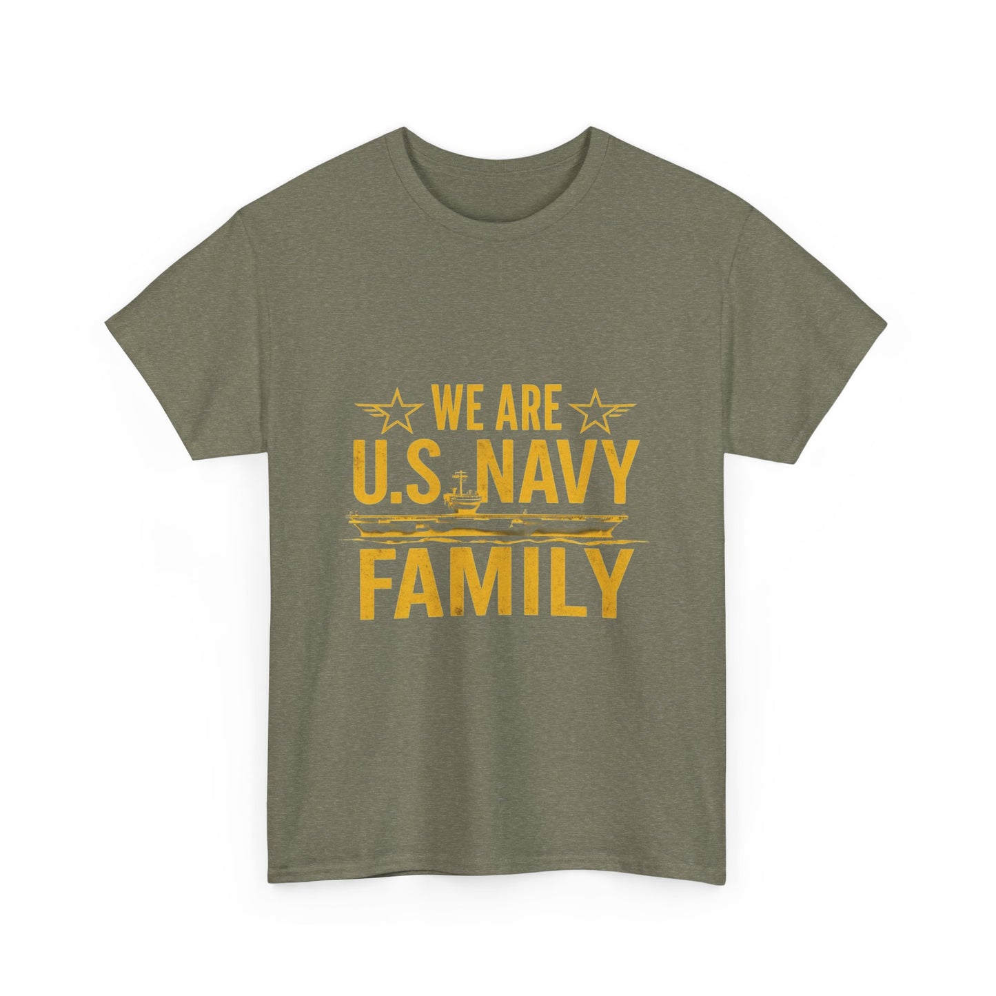 U.S. Navy Family Tee, Unisex Cotton Shirt, Military Pride Apparel, Family Support Gift, Veteran's Day Shirt, Patriotic T-Shirt