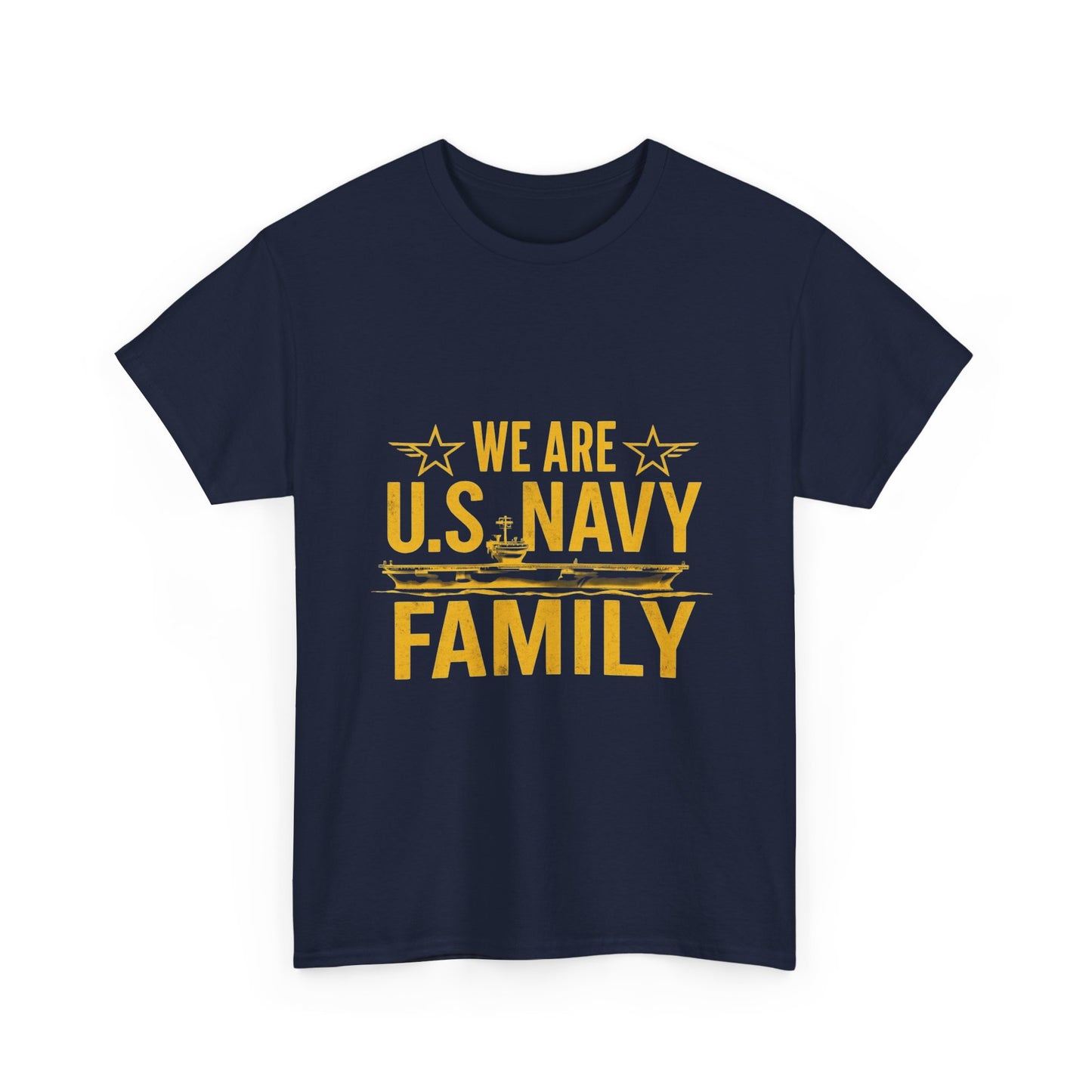 U.S. Navy Family Tee, Unisex Cotton Shirt, Military Pride Apparel, Family Support Gift, Veteran's Day Shirt, Patriotic T-Shirt
