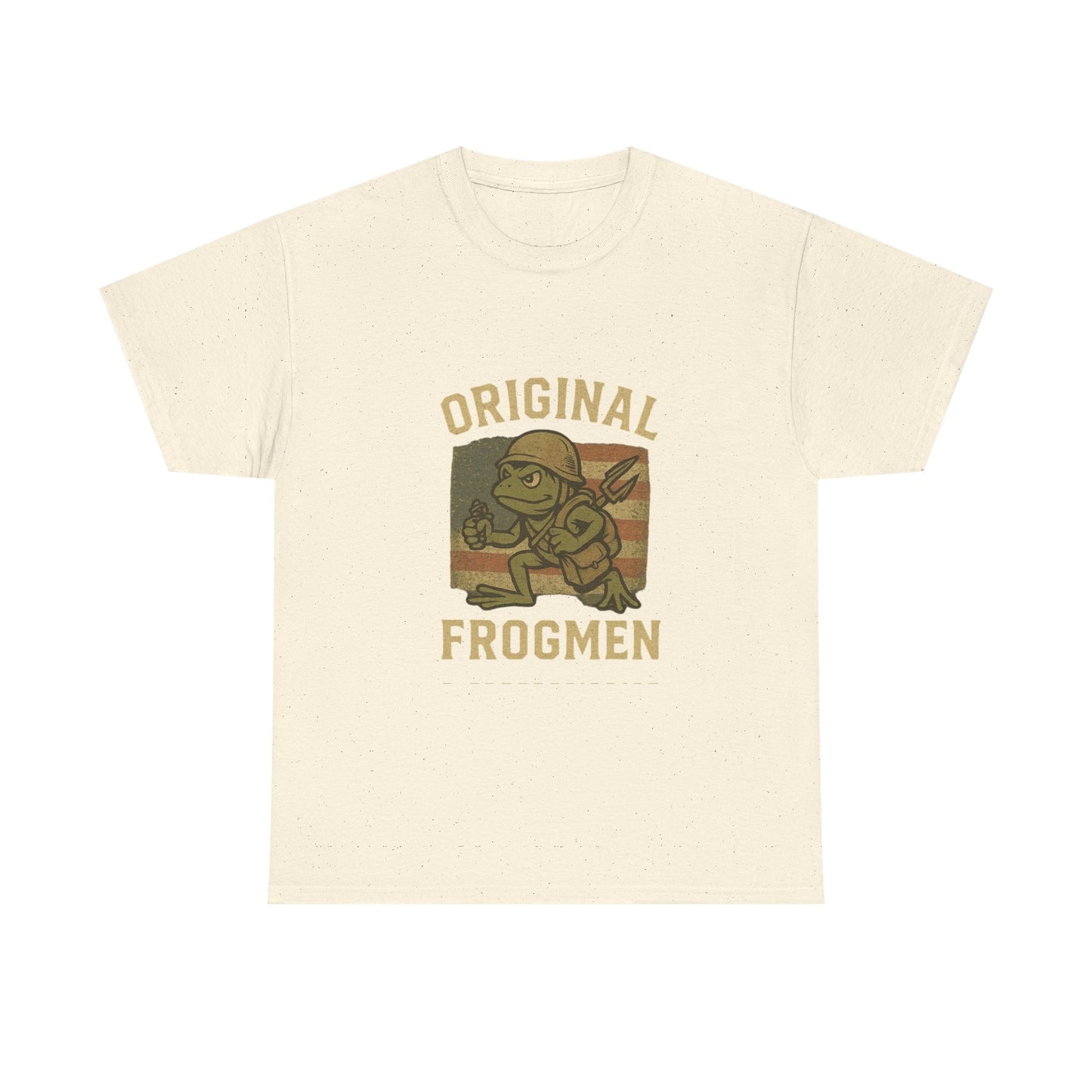 Navy Seals Original Frogmen Unisex Heavy Cotton Tee, Graphic Tee, Retro Shirt, Navy Wear, Outdoor Adventure