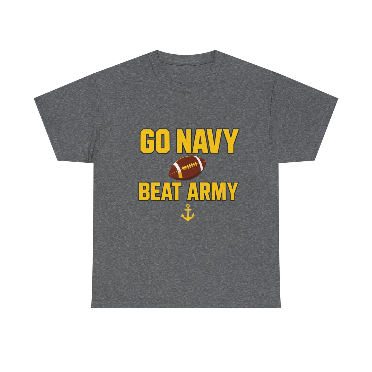 Navy Pride T-Shirt, Sports Fan Gear, Unisex Cotton Tee, Army-Navy Game Apparel, Gift for Military Families, College Football Tee