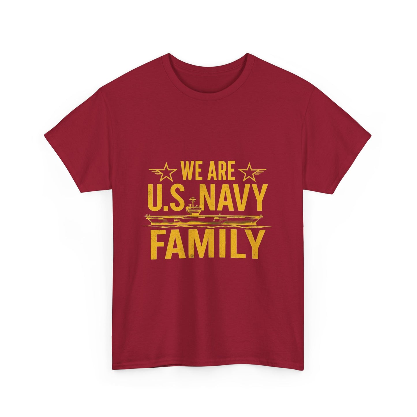 U.S. Navy Family Tee, Unisex Cotton Shirt, Military Pride Apparel, Family Support Gift, Veteran's Day Shirt, Patriotic T-Shirt