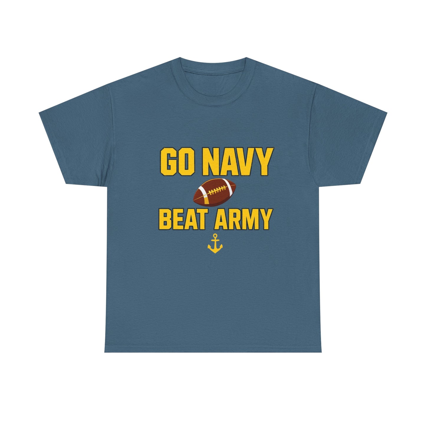 Navy Pride T-Shirt, Sports Fan Gear, Unisex Cotton Tee, Army-Navy Game Apparel, Gift for Military Families, College Football Tee
