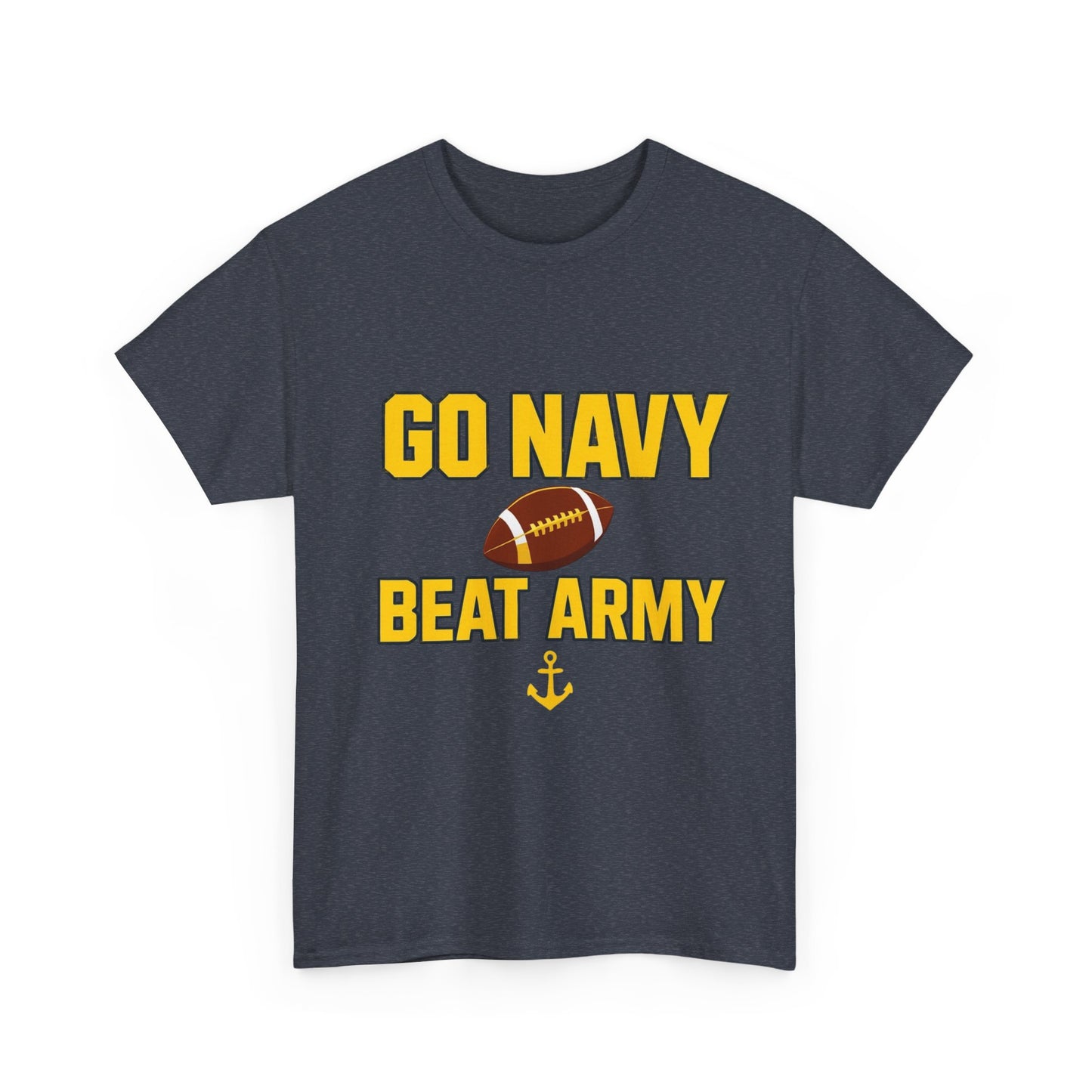 Navy Pride T-Shirt, Sports Fan Gear, Unisex Cotton Tee, Army-Navy Game Apparel, Gift for Military Families, College Football Tee