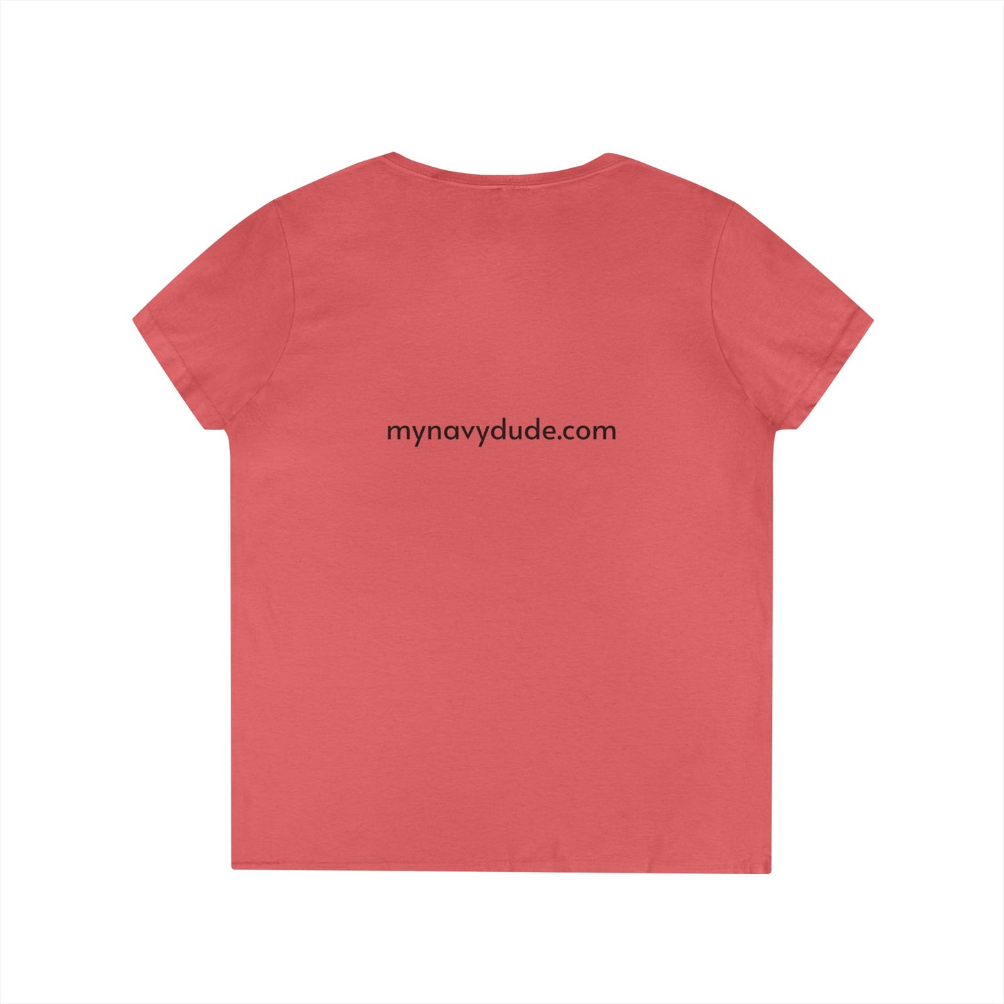 U.S. Navy Pilot Mom V-Neck Tee, Military Mom Gift, Air Force Apparel, Proud Navy Family Shirt, Women's Graphic Tee