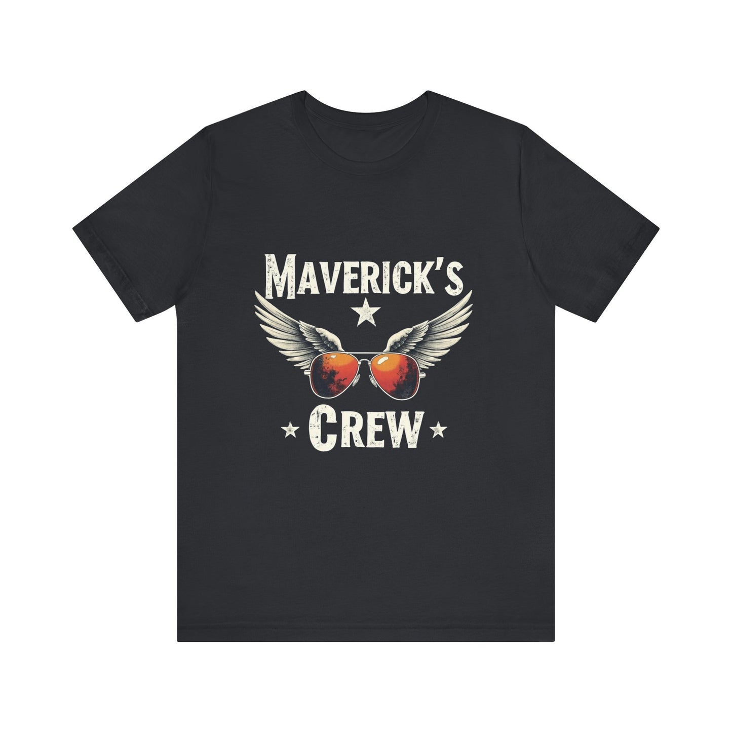 Maverick's Crew Short Sleeve Tee, Unisex T-Shirt, Cool Crew Shirt, Summer Wardrobe Essential, Gift for Friends