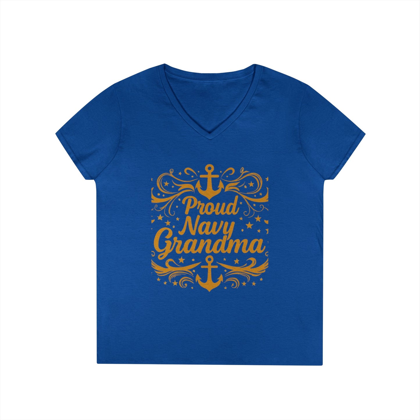 Proud Navy Grandma T-Shirt, Mother's Day Gift, Navy Family Apparel, Cute Grandmother Shirt, Unique Gifts for Her, Anchor Design Tee