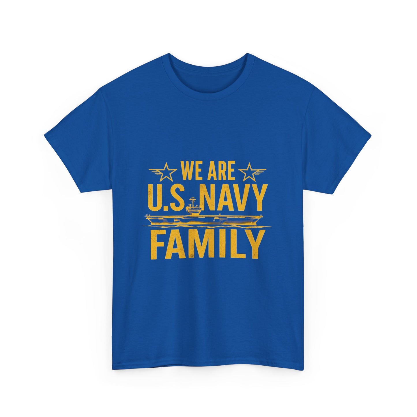 U.S. Navy Family Tee, Unisex Cotton Shirt, Military Pride Apparel, Family Support Gift, Veteran's Day Shirt, Patriotic T-Shirt