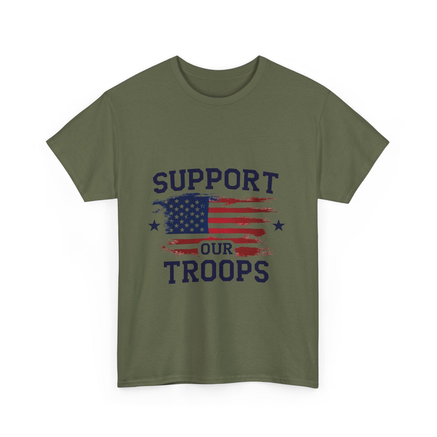 Support Our Troops Unisex T-Shirt | Patriotic Tee | Veteran Appreciation | Military Support | Gift for Heroes