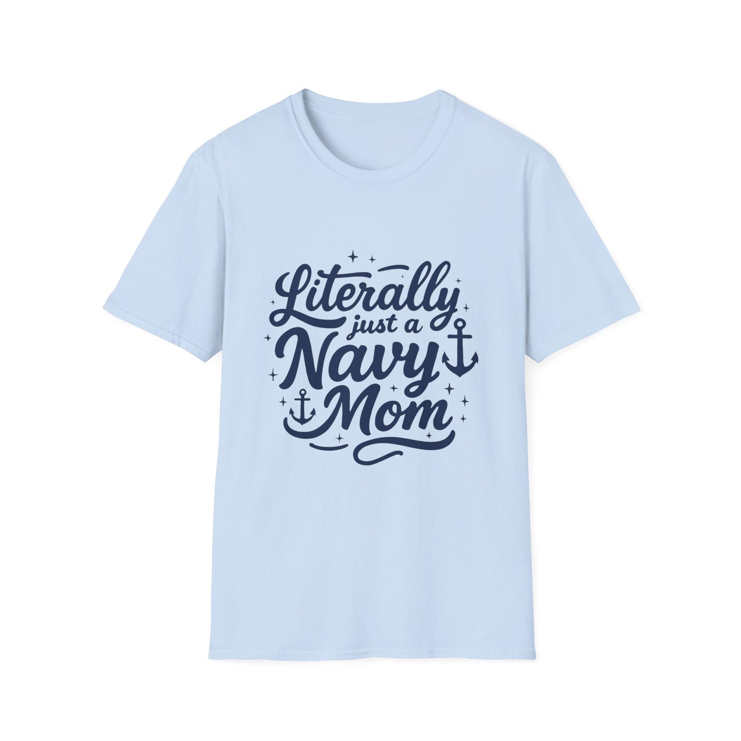 Navy Mom T-Shirt, Nautical Gift for Mothers, Celebrating Navy Family, Comfortable Casual Wear, Support Our Troops