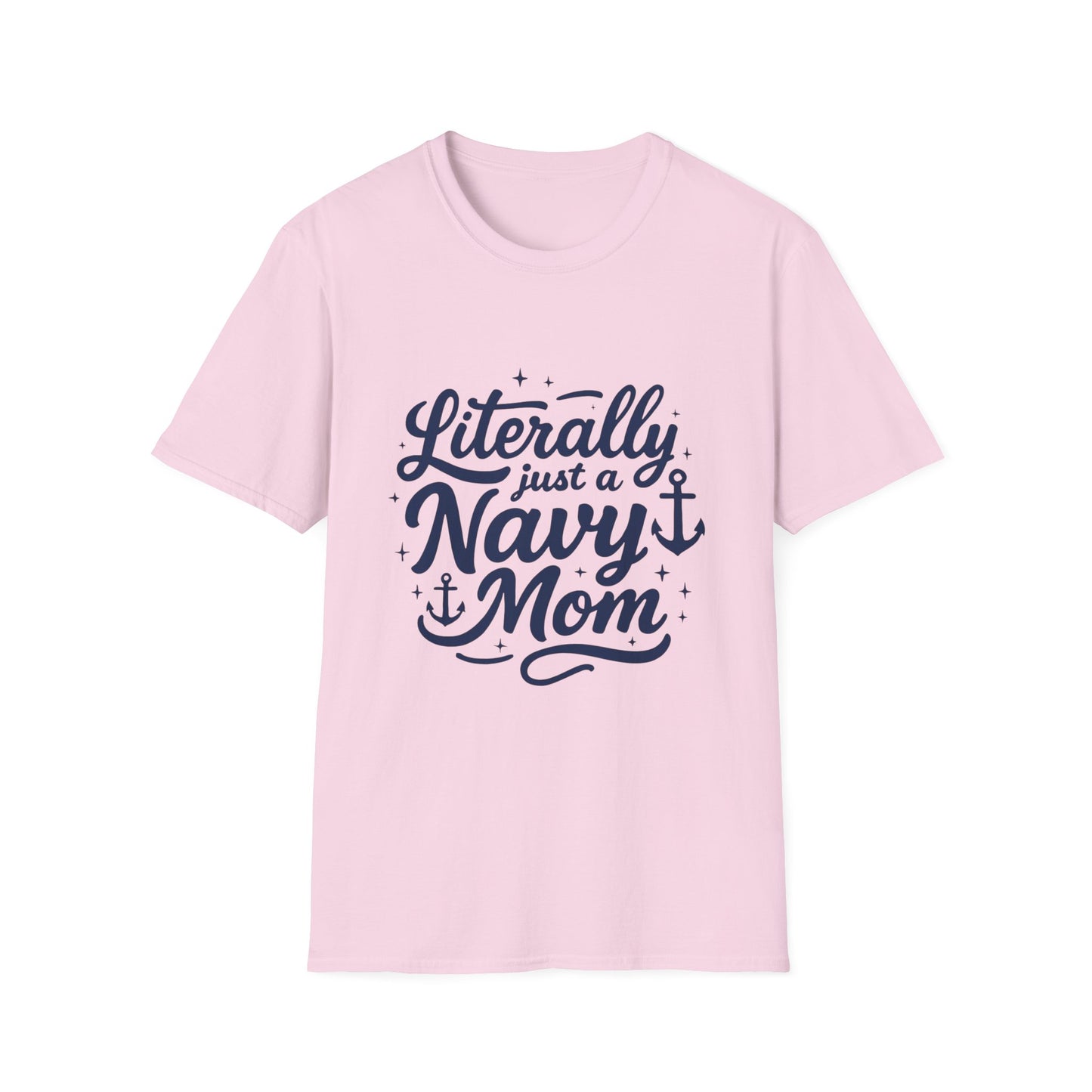 Navy Mom T-Shirt, Nautical Gift for Mothers, Celebrating Navy Family, Comfortable Casual Wear, Support Our Troops