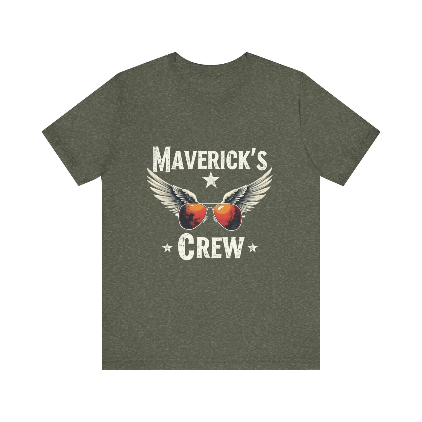 Maverick's Crew Short Sleeve Tee, Unisex T-Shirt, Cool Crew Shirt, Summer Wardrobe Essential, Gift for Friends