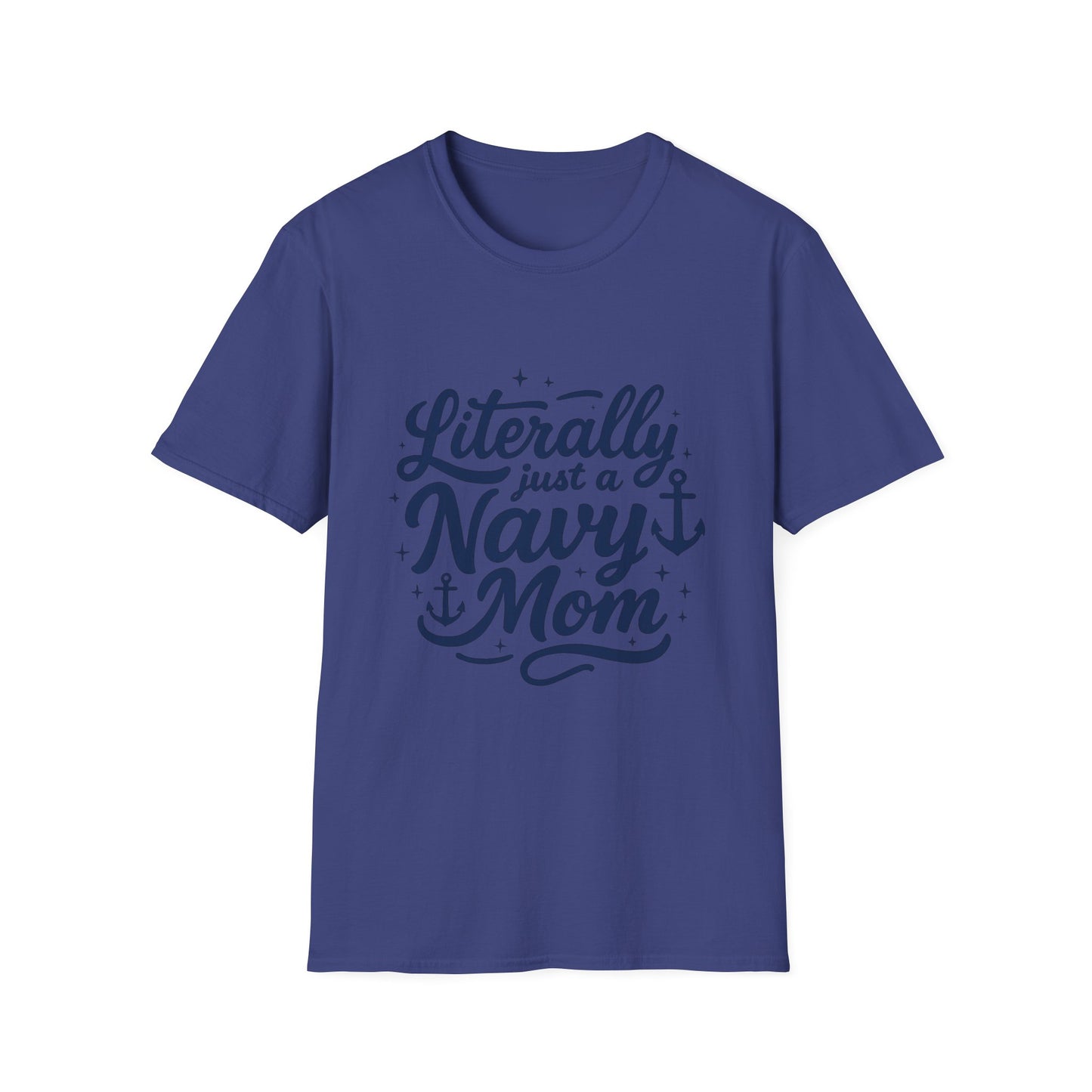 Navy Mom T-Shirt, Nautical Gift for Mothers, Celebrating Navy Family, Comfortable Casual Wear, Support Our Troops