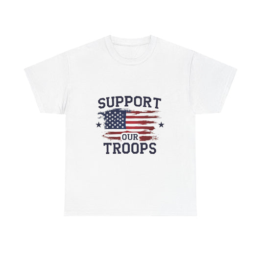 Support Our Troops Unisex T-Shirt | Patriotic Tee | Veteran Appreciation | Military Support | Gift for Heroes