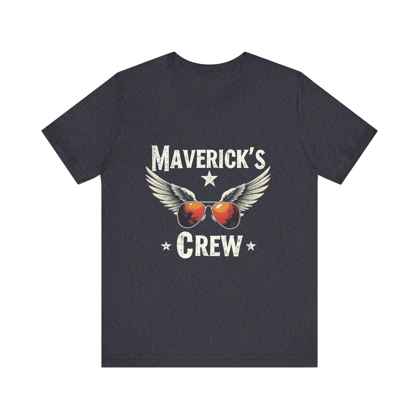 Maverick's Crew Short Sleeve Tee, Unisex T-Shirt, Cool Crew Shirt, Summer Wardrobe Essential, Gift for Friends