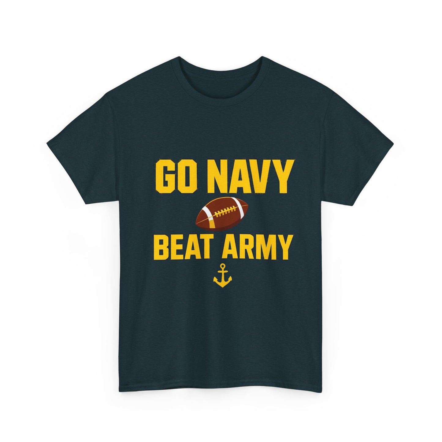 Navy Pride T-Shirt, Sports Fan Gear, Unisex Cotton Tee, Army-Navy Game Apparel, Gift for Military Families, College Football Tee