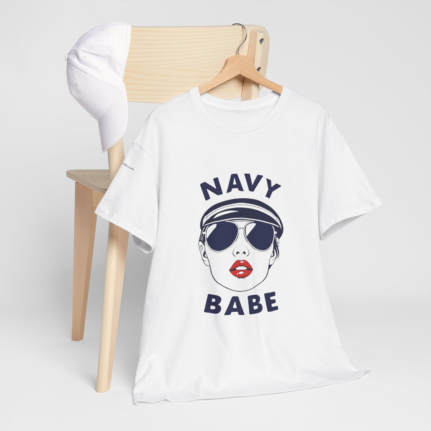 Navy Babe Graphic Tee, Casual Summer Shirt, Gift for Maritime Lovers, Nautical Fashion, Trendy Unisex Cotton Tee