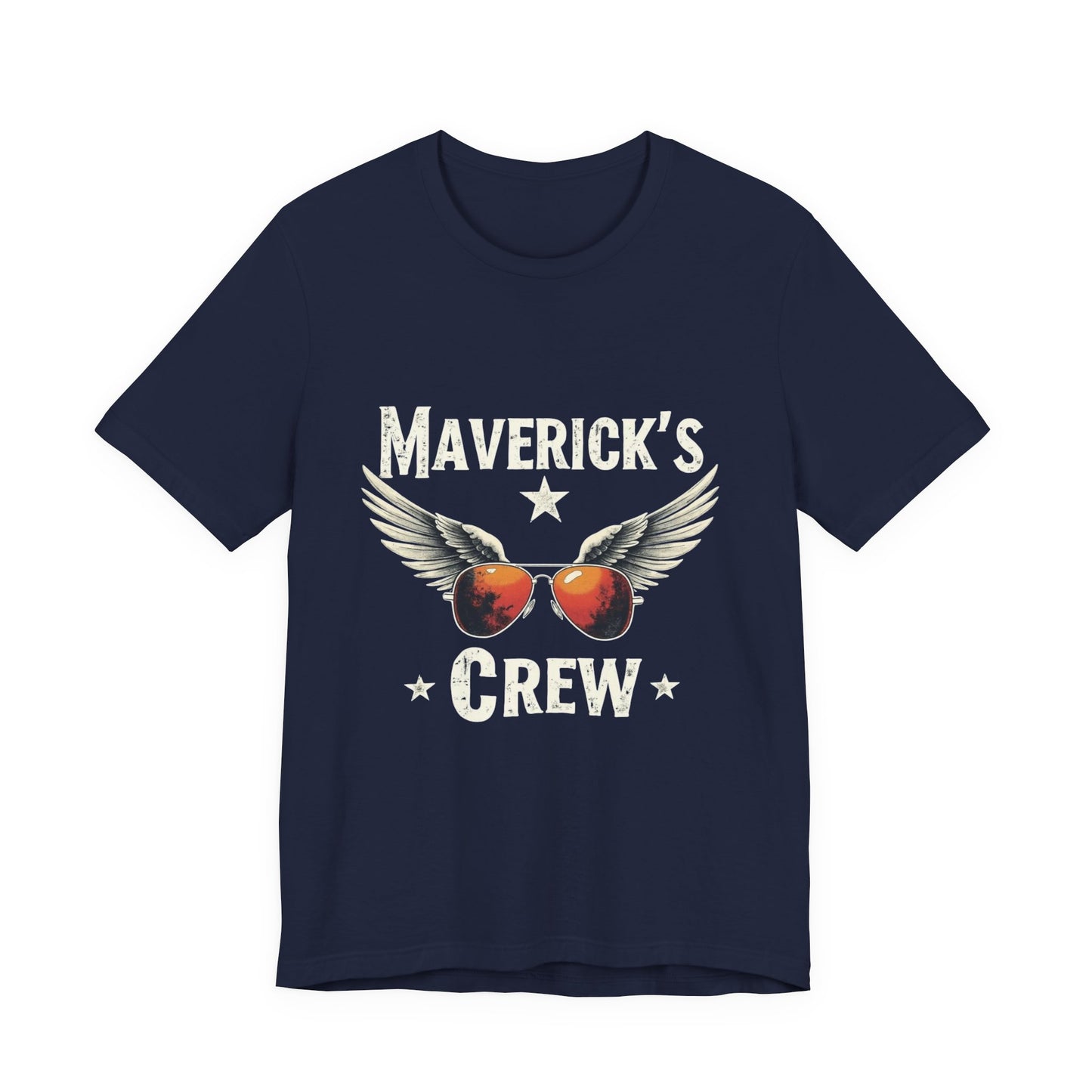 Maverick's Crew Short Sleeve Tee, Unisex T-Shirt, Cool Crew Shirt, Summer Wardrobe Essential, Gift for Friends