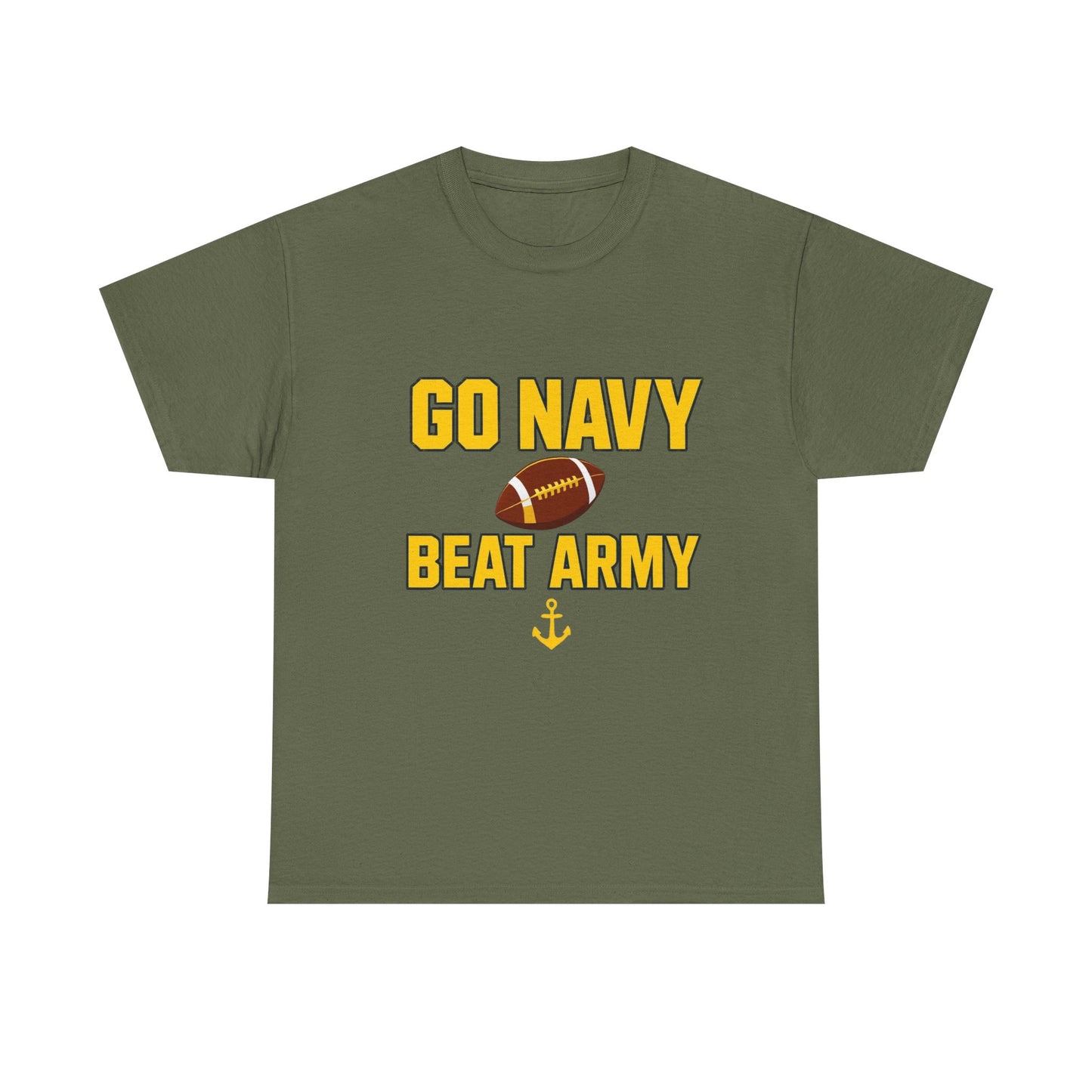 Navy Pride T-Shirt, Sports Fan Gear, Unisex Cotton Tee, Army-Navy Game Apparel, Gift for Military Families, College Football Tee