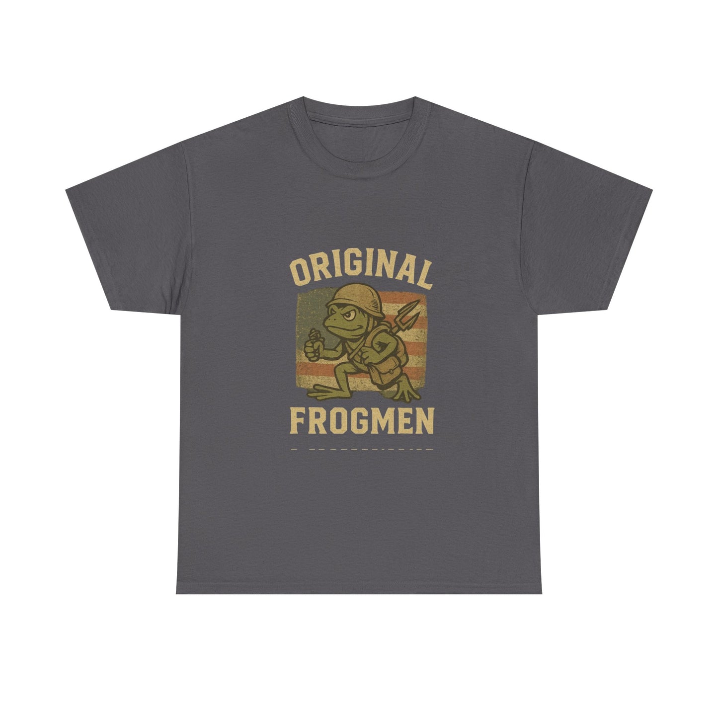 Navy Seals Original Frogmen Unisex Heavy Cotton Tee, Graphic Tee, Retro Shirt, Navy Wear, Outdoor Adventure