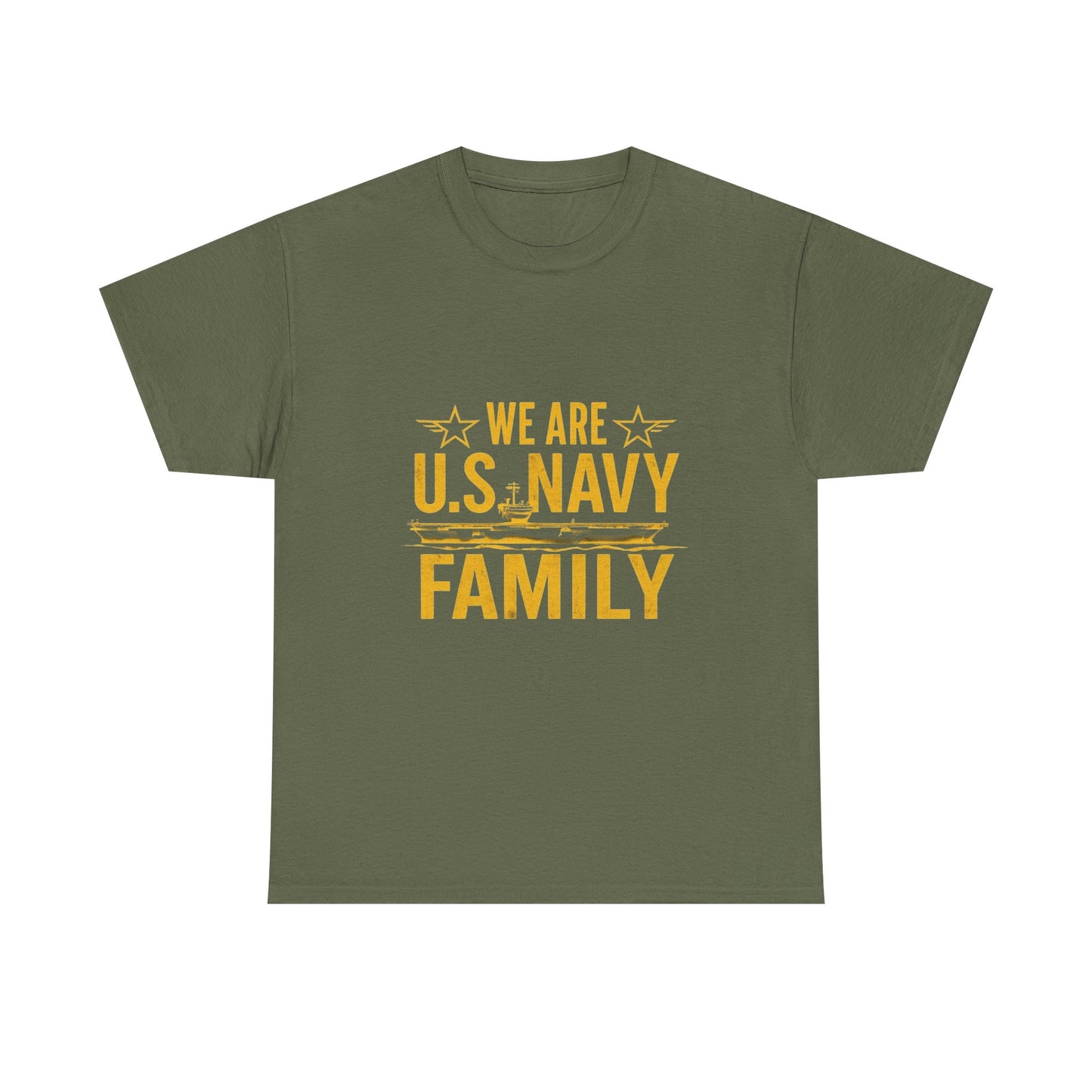 U.S. Navy Family Tee, Unisex Cotton Shirt, Military Pride Apparel, Family Support Gift, Veteran's Day Shirt, Patriotic T-Shirt