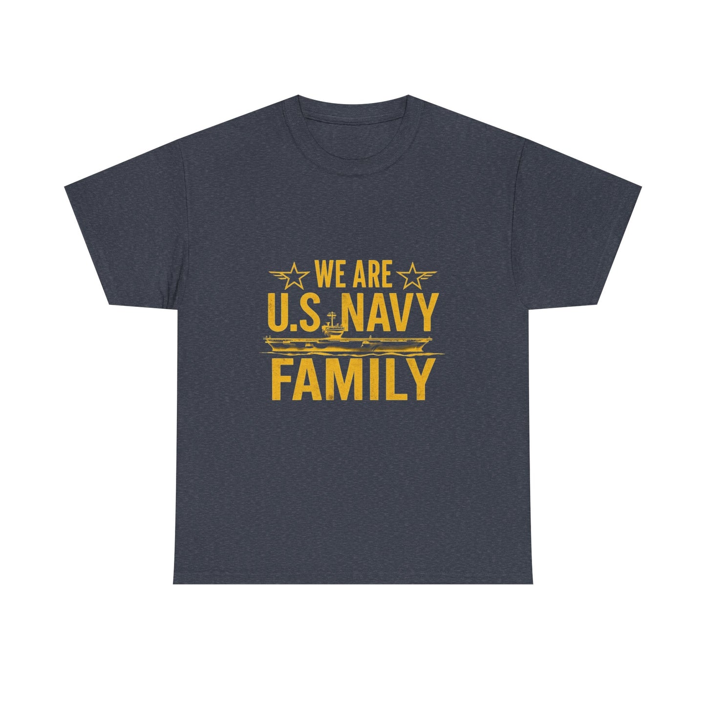U.S. Navy Family Tee, Unisex Cotton Shirt, Military Pride Apparel, Family Support Gift, Veteran's Day Shirt, Patriotic T-Shirt