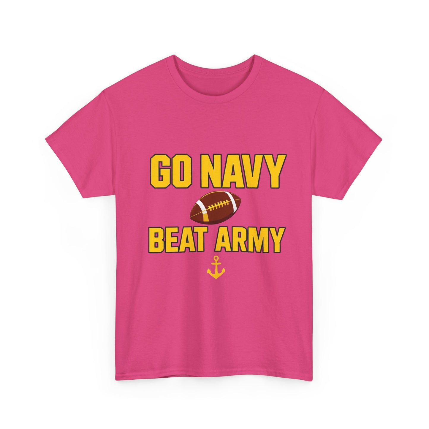 Navy Pride T-Shirt, Sports Fan Gear, Unisex Cotton Tee, Army-Navy Game Apparel, Gift for Military Families, College Football Tee