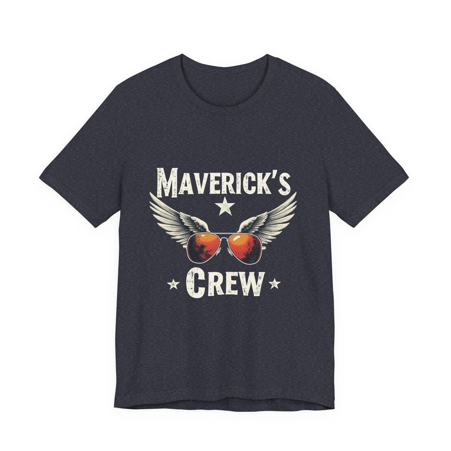 Maverick's Crew Short Sleeve Tee, Unisex T-Shirt, Cool Crew Shirt, Summer Wardrobe Essential, Gift for Friends
