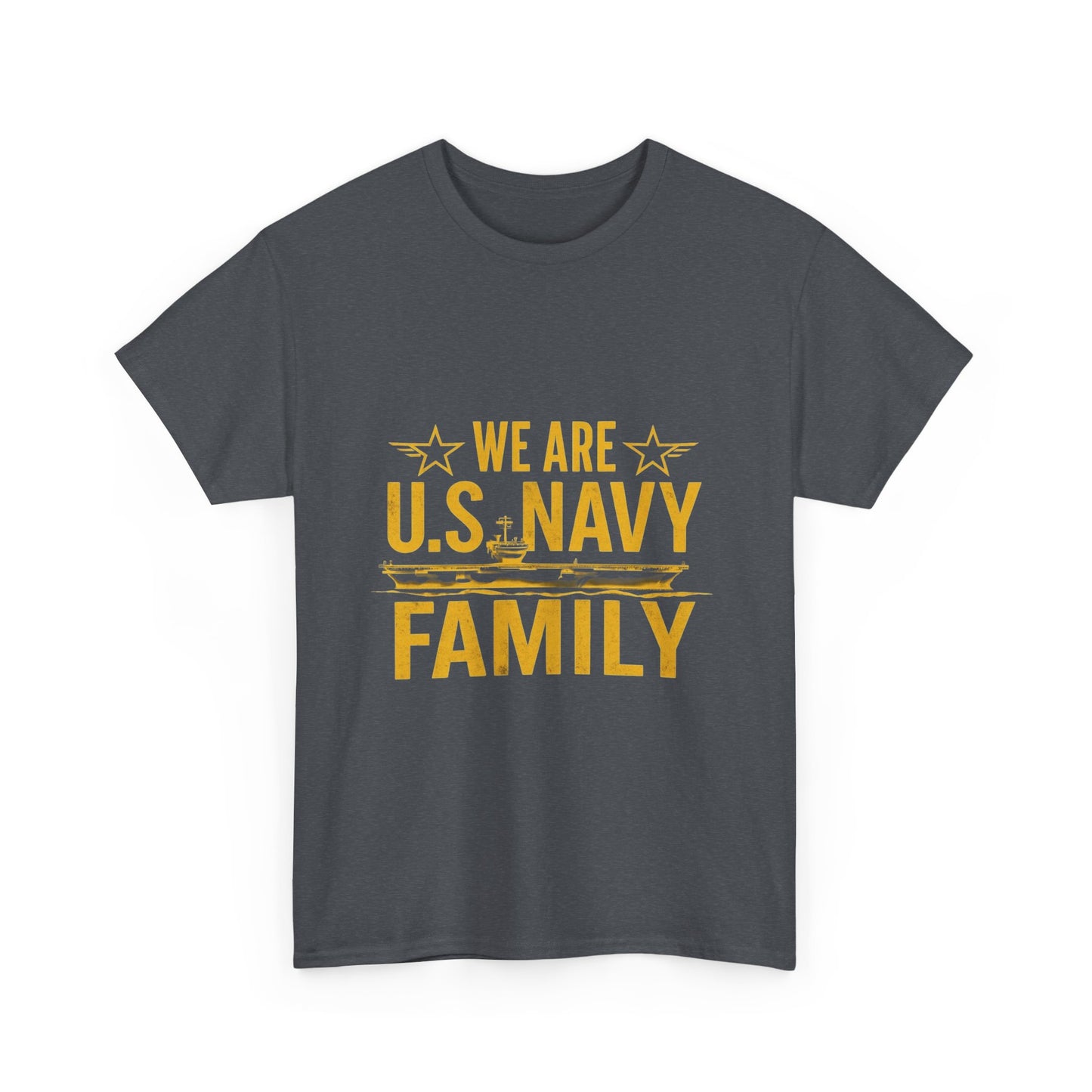 U.S. Navy Family Tee, Unisex Cotton Shirt, Military Pride Apparel, Family Support Gift, Veteran's Day Shirt, Patriotic T-Shirt