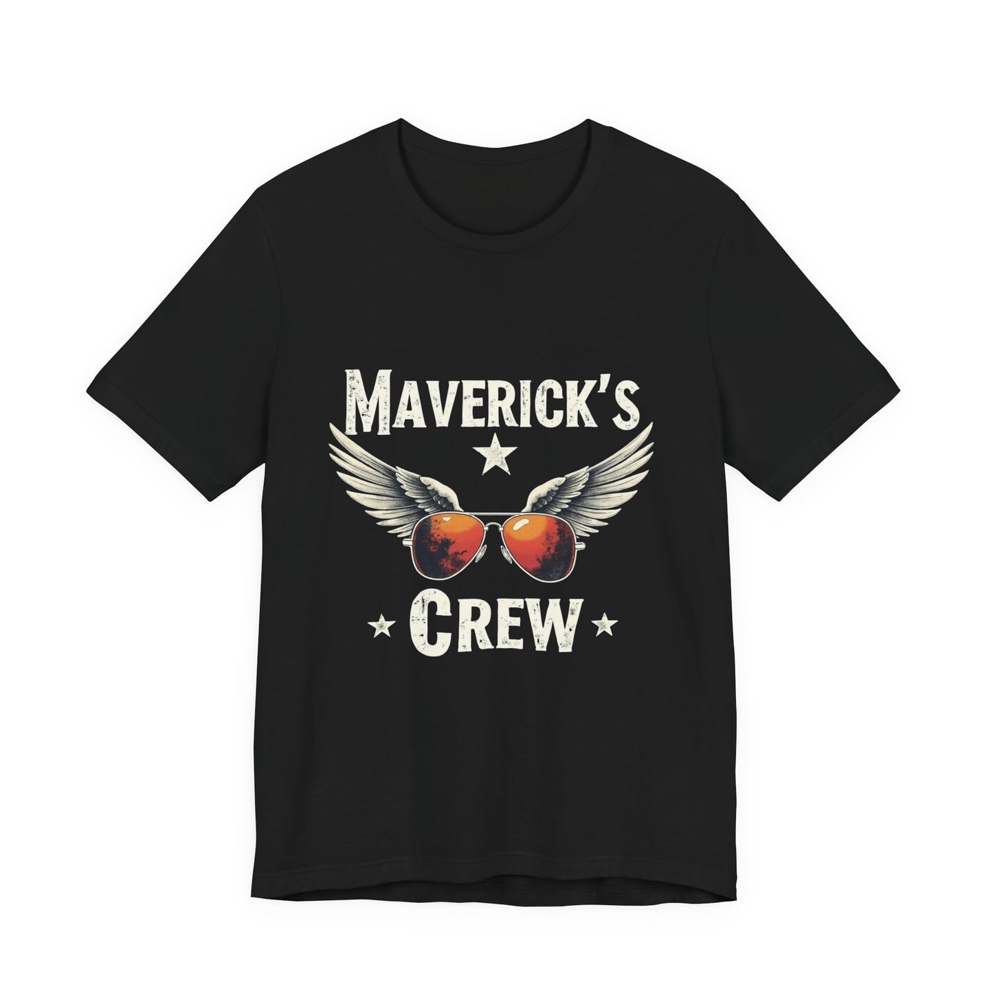 Maverick's Crew Short Sleeve Tee, Unisex T-Shirt, Cool Crew Shirt, Summer Wardrobe Essential, Gift for Friends