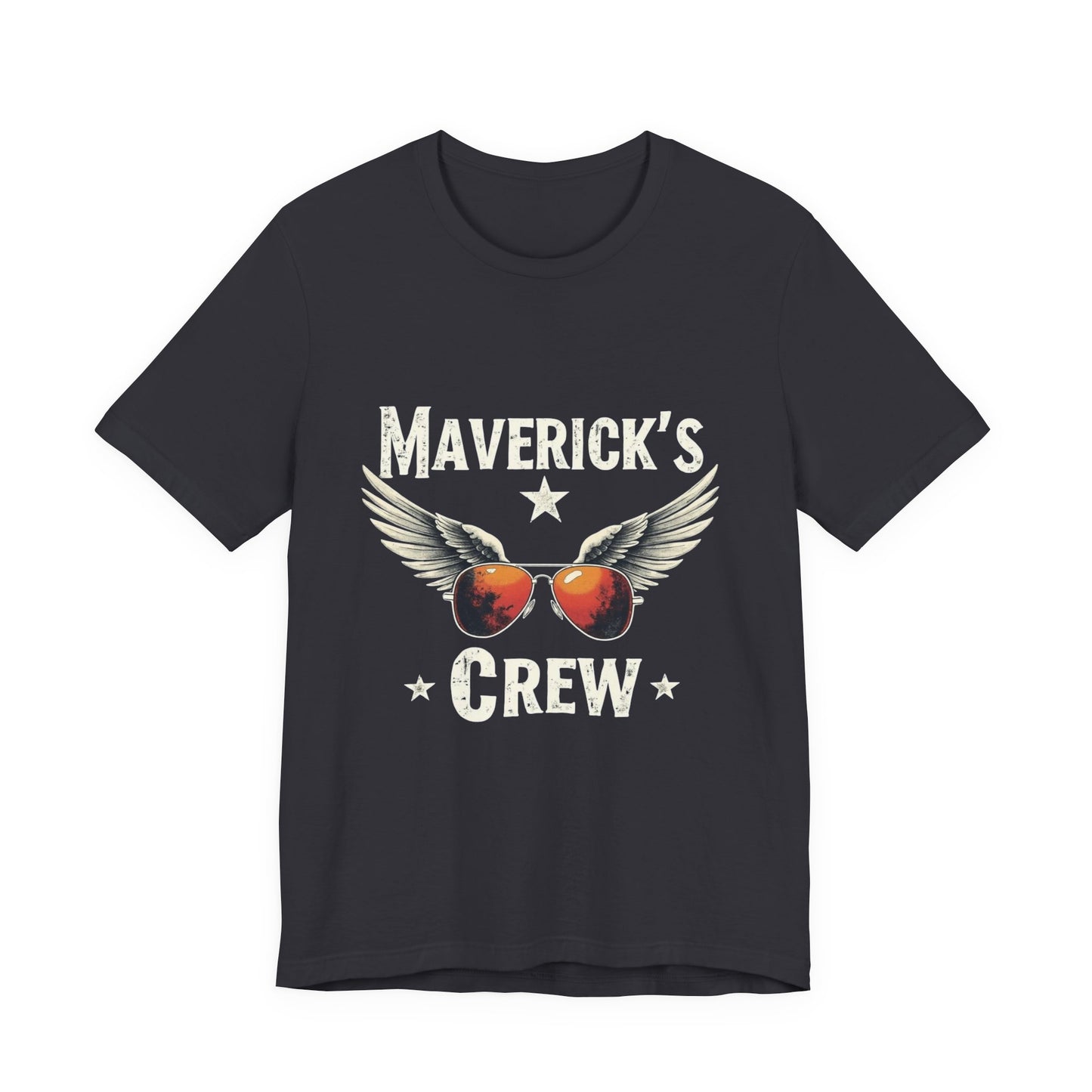 Maverick's Crew Short Sleeve Tee, Unisex T-Shirt, Cool Crew Shirt, Summer Wardrobe Essential, Gift for Friends