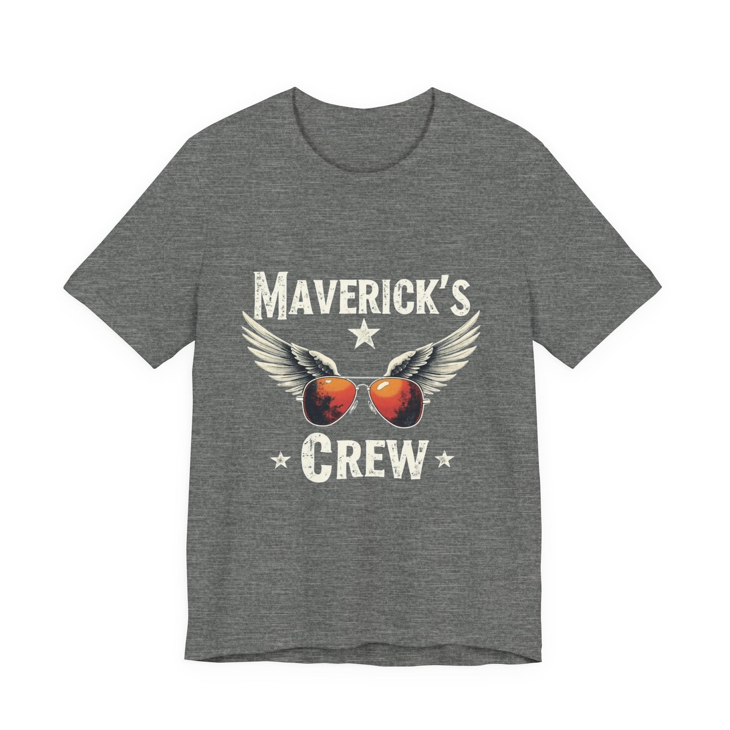 Maverick's Crew Short Sleeve Tee, Unisex T-Shirt, Cool Crew Shirt, Summer Wardrobe Essential, Gift for Friends