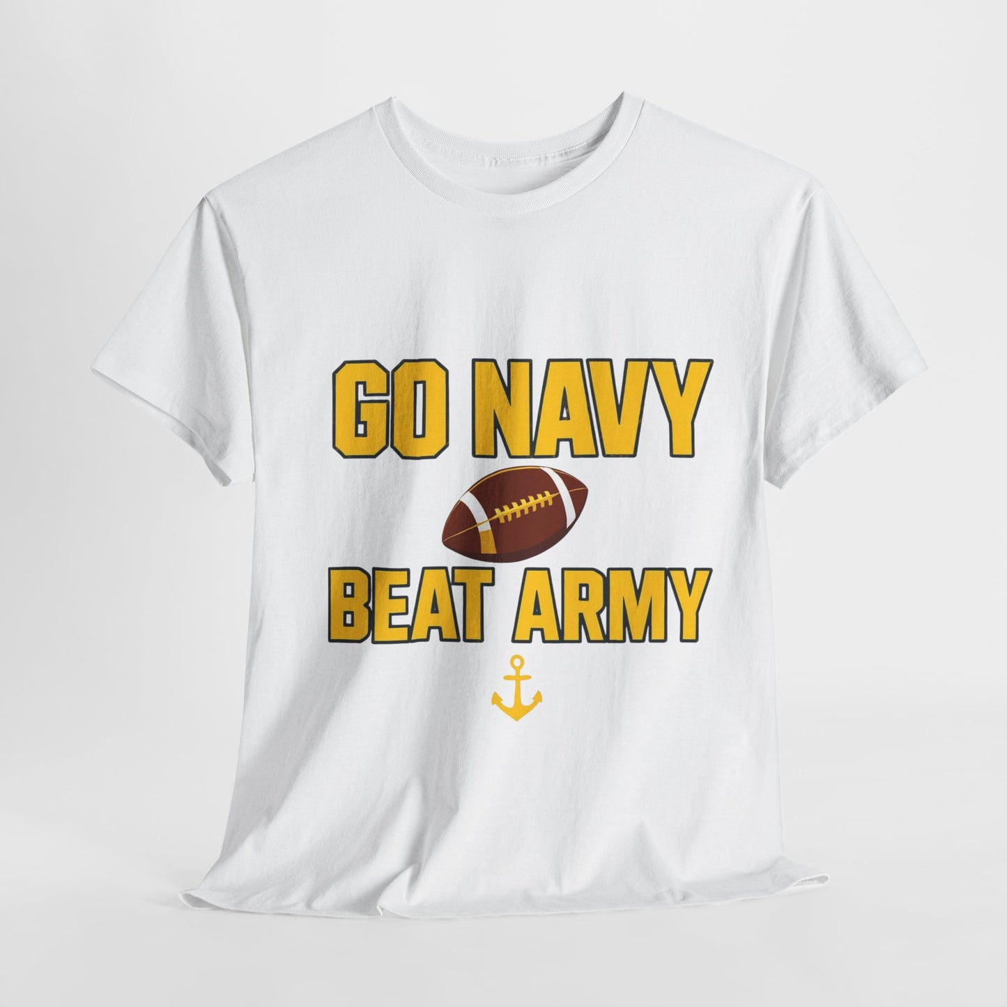 Navy Pride T-Shirt, Sports Fan Gear, Unisex Cotton Tee, Army-Navy Game Apparel, Gift for Military Families, College Football Tee