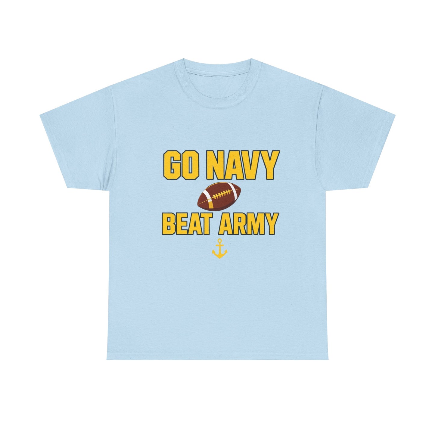 Navy Pride T-Shirt, Sports Fan Gear, Unisex Cotton Tee, Army-Navy Game Apparel, Gift for Military Families, College Football Tee