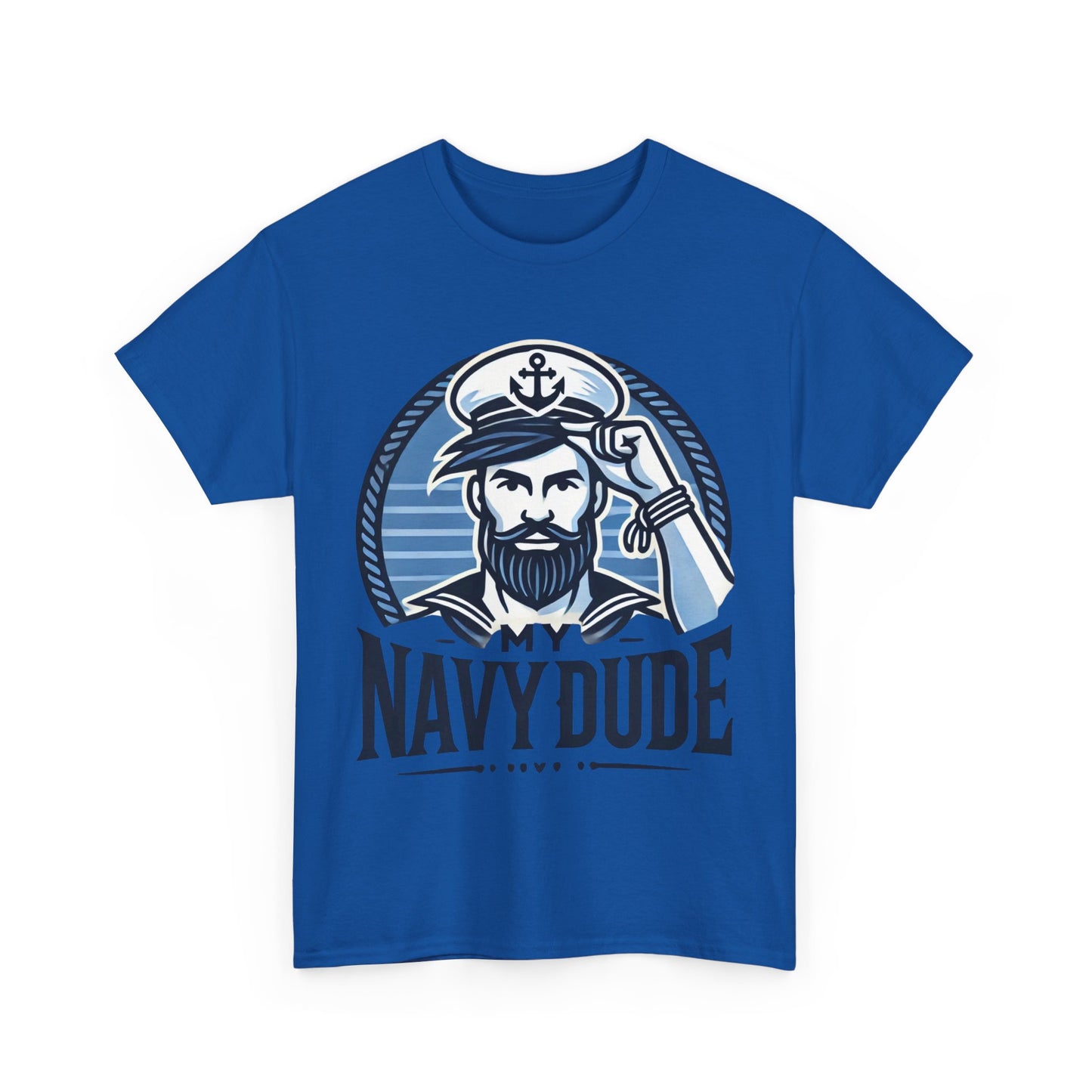 Navy Dude Graphic Tee, Perfect Gift for Sailors, Nautical Decor, Unisex Casual Wear, Summer Outfit, Father's Day Gift, Navy Mom, Navy Dad