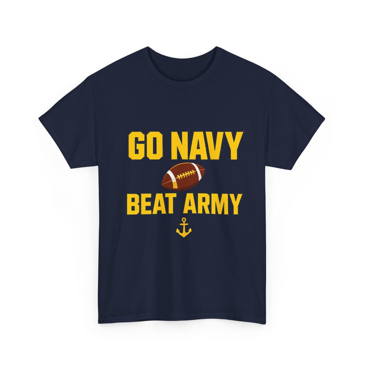 Navy Pride T-Shirt, Sports Fan Gear, Unisex Cotton Tee, Army-Navy Game Apparel, Gift for Military Families, College Football Tee