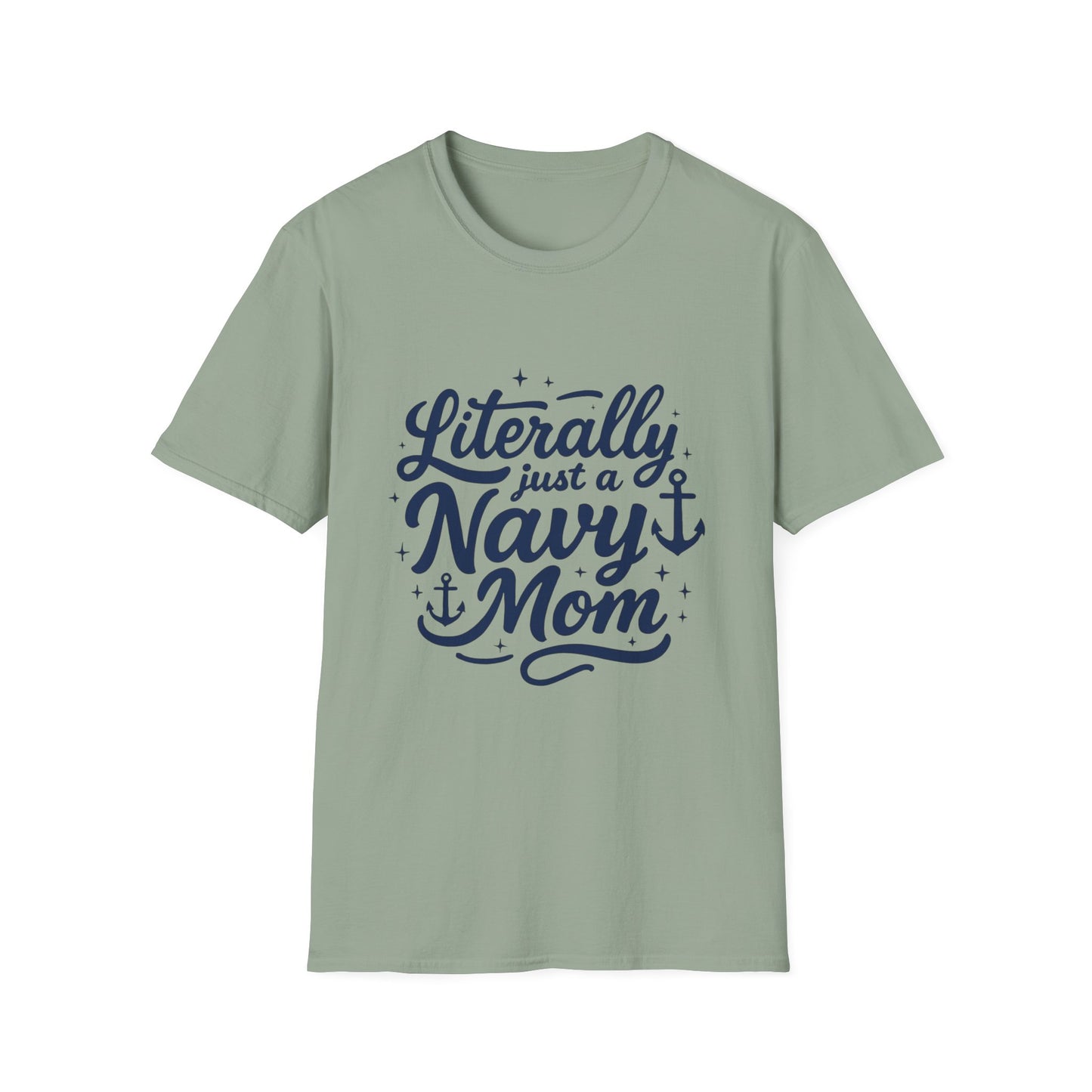 Navy Mom T-Shirt, Nautical Gift for Mothers, Celebrating Navy Family, Comfortable Casual Wear, Support Our Troops