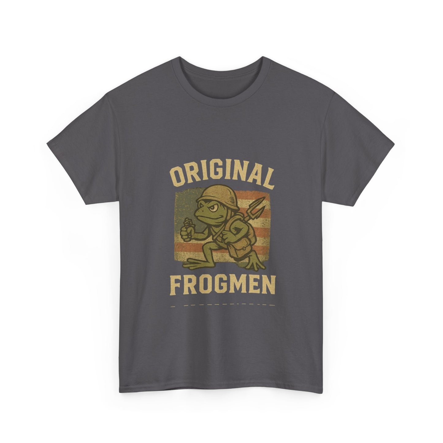Navy Seals Original Frogmen Unisex Heavy Cotton Tee, Graphic Tee, Retro Shirt, Navy Wear, Outdoor Adventure