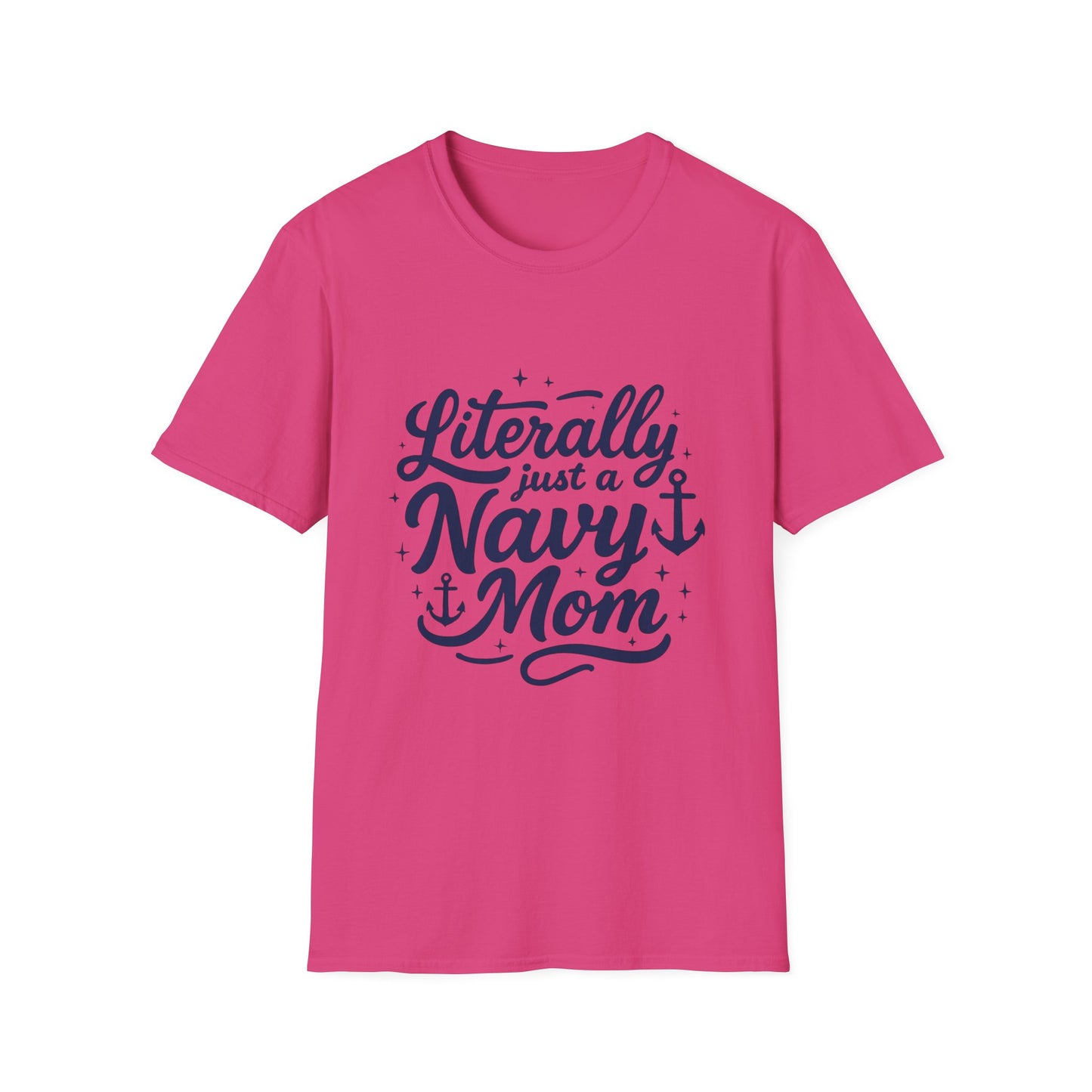 Navy Mom T-Shirt, Nautical Gift for Mothers, Celebrating Navy Family, Comfortable Casual Wear, Support Our Troops