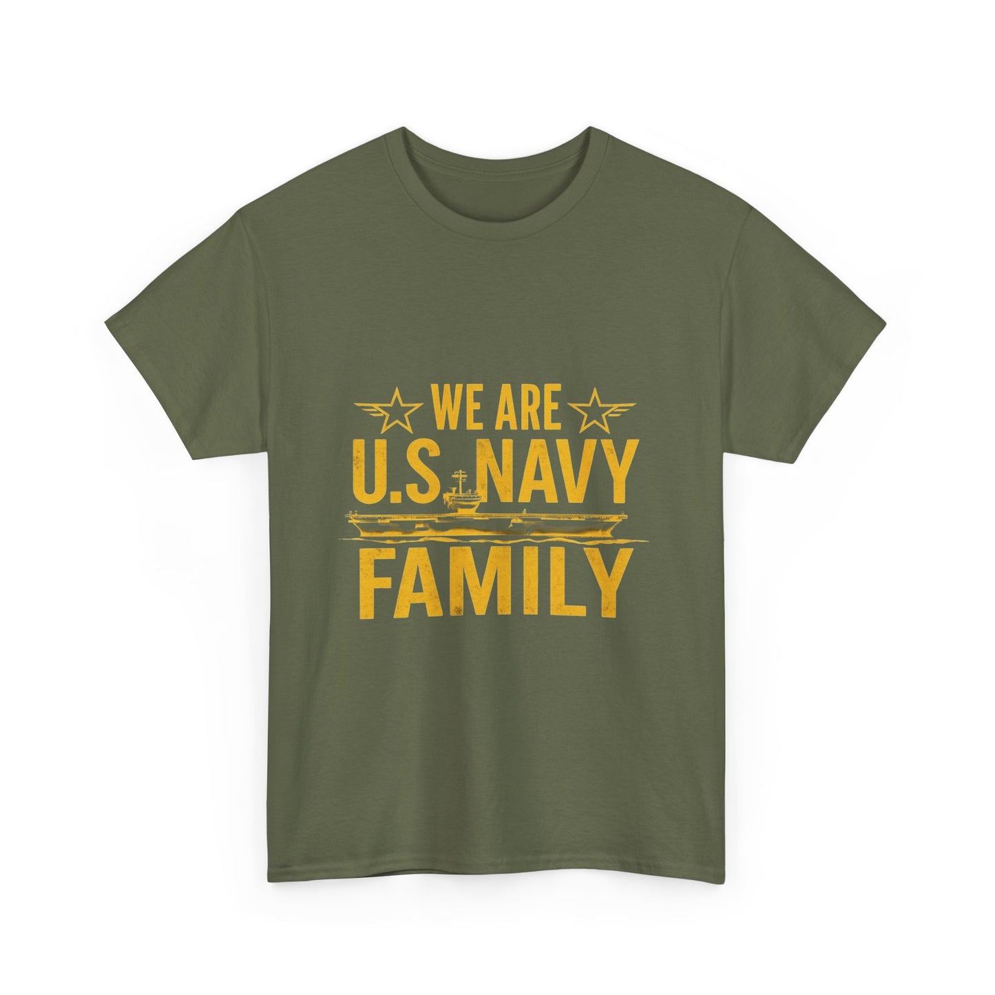 U.S. Navy Family Tee, Unisex Cotton Shirt, Military Pride Apparel, Family Support Gift, Veteran's Day Shirt, Patriotic T-Shirt