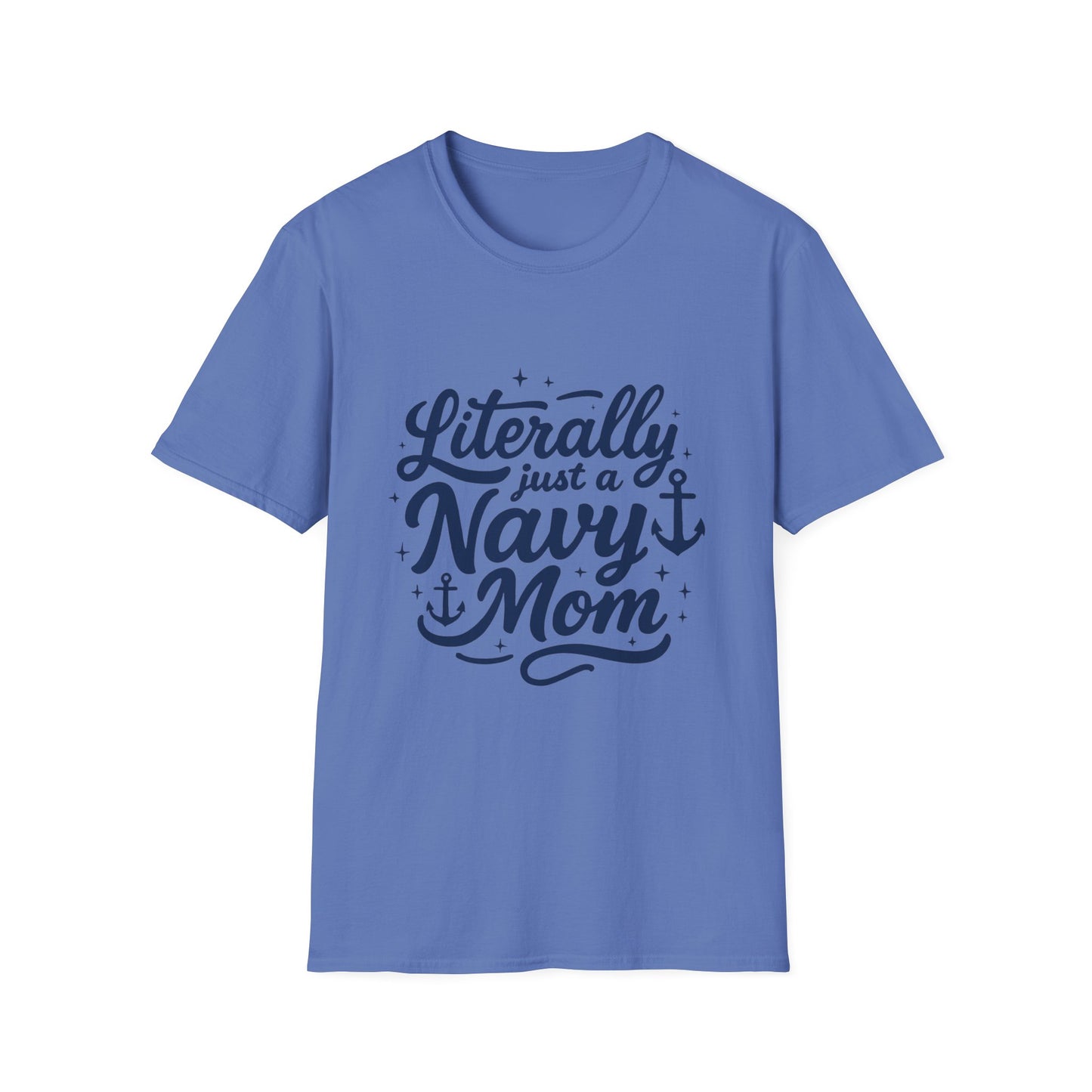 Navy Mom T-Shirt, Nautical Gift for Mothers, Celebrating Navy Family, Comfortable Casual Wear, Support Our Troops