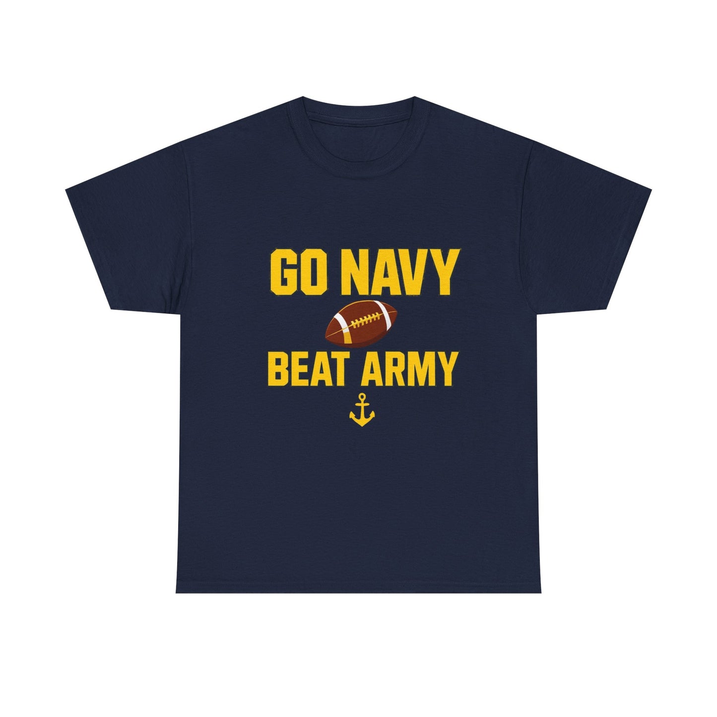 Navy Pride T-Shirt, Sports Fan Gear, Unisex Cotton Tee, Army-Navy Game Apparel, Gift for Military Families, College Football Tee