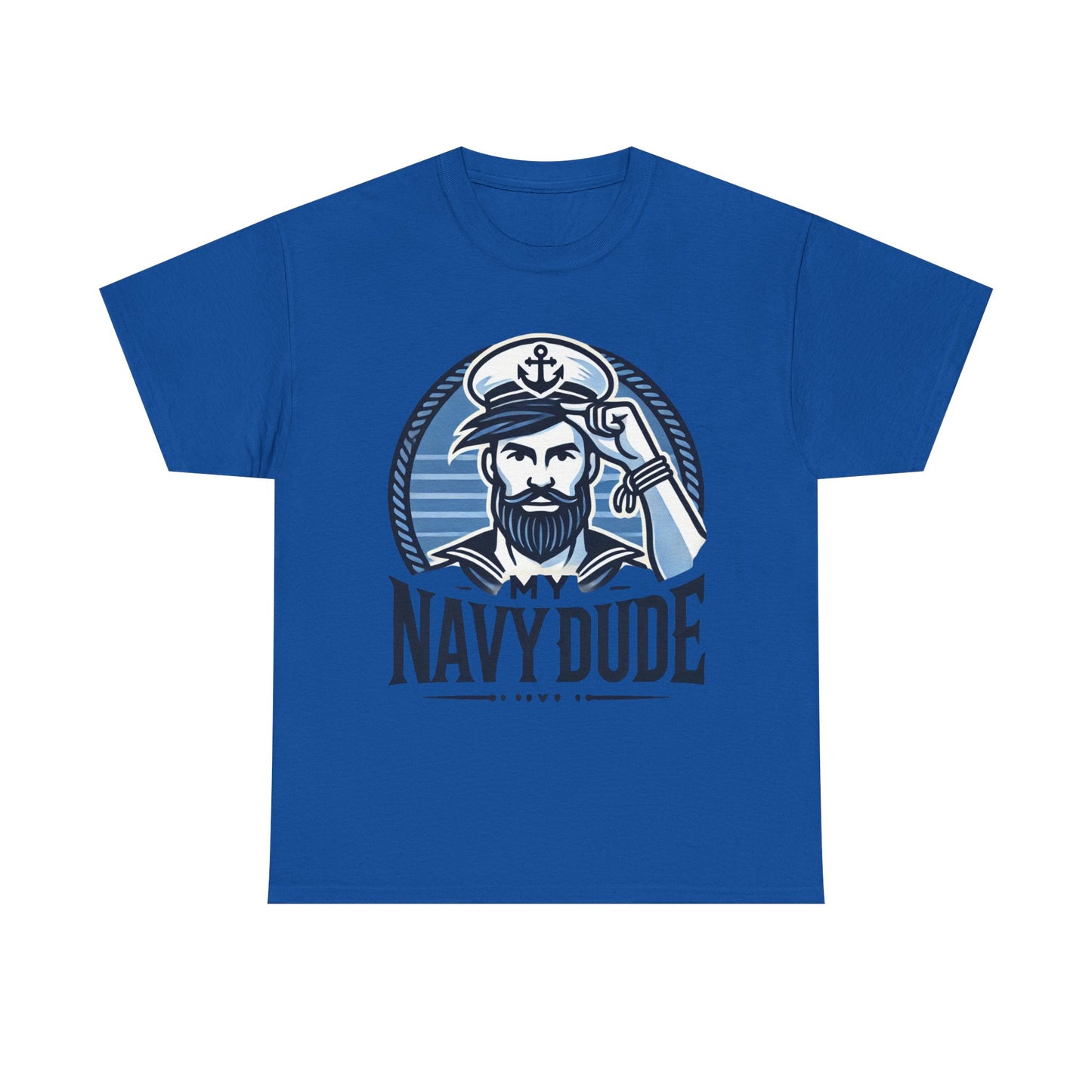 Navy Dude Graphic Tee, Perfect Gift for Sailors, Nautical Decor, Unisex Casual Wear, Summer Outfit, Father's Day Gift, Navy Mom, Navy Dad