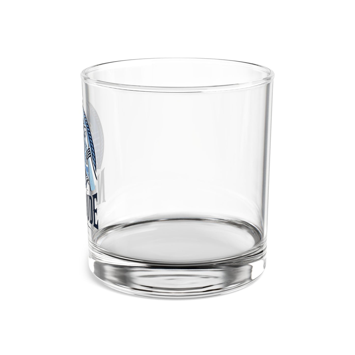 MY NAVY DUDE Rocks Glass 10oz | Nautical Drinkware, Unique Gift for Sailors, Personalized Barware, Father's Day Gift, Home Decor