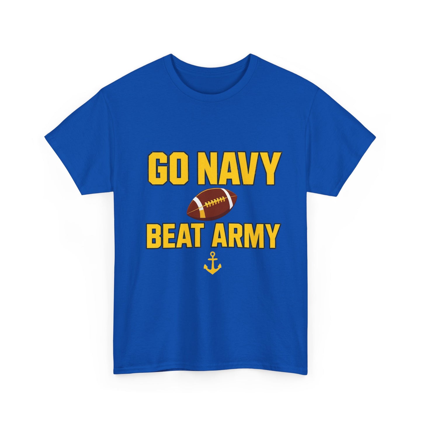 Navy Pride T-Shirt, Sports Fan Gear, Unisex Cotton Tee, Army-Navy Game Apparel, Gift for Military Families, College Football Tee