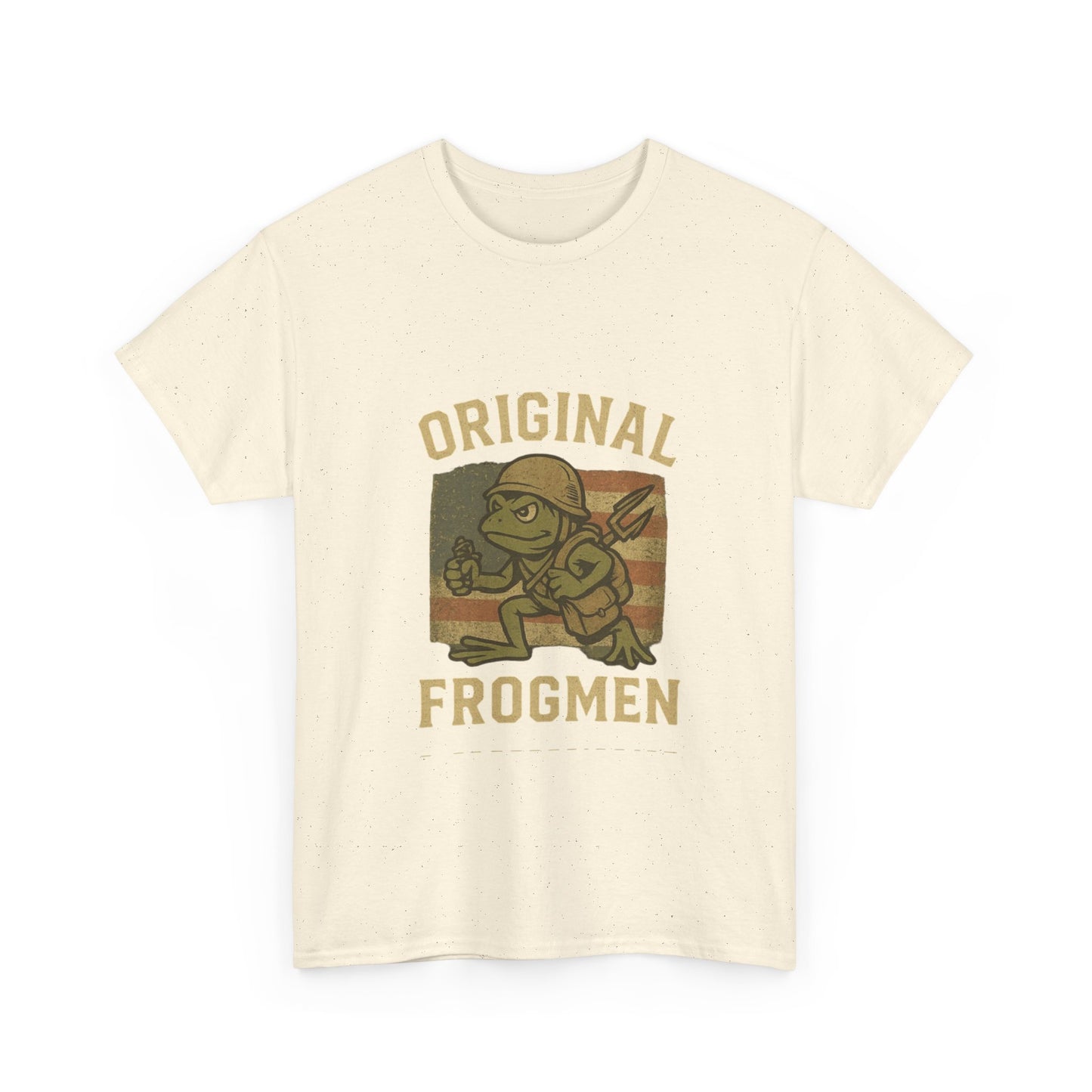 Navy Seals Original Frogmen Unisex Heavy Cotton Tee, Graphic Tee, Retro Shirt, Navy Wear, Outdoor Adventure